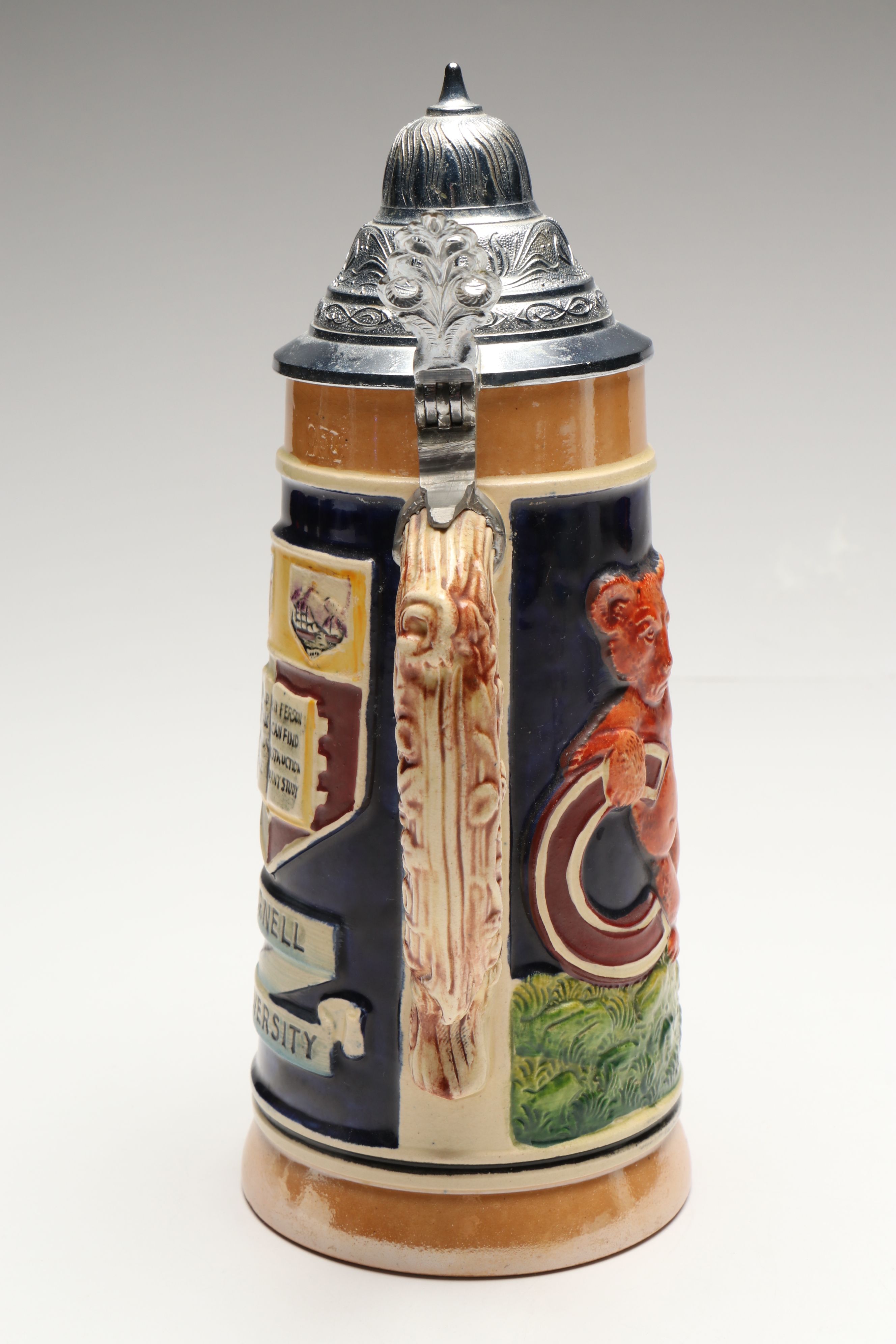 Cornell University German Eric P. Mihan Beer Stein and Libbey Shot Glass