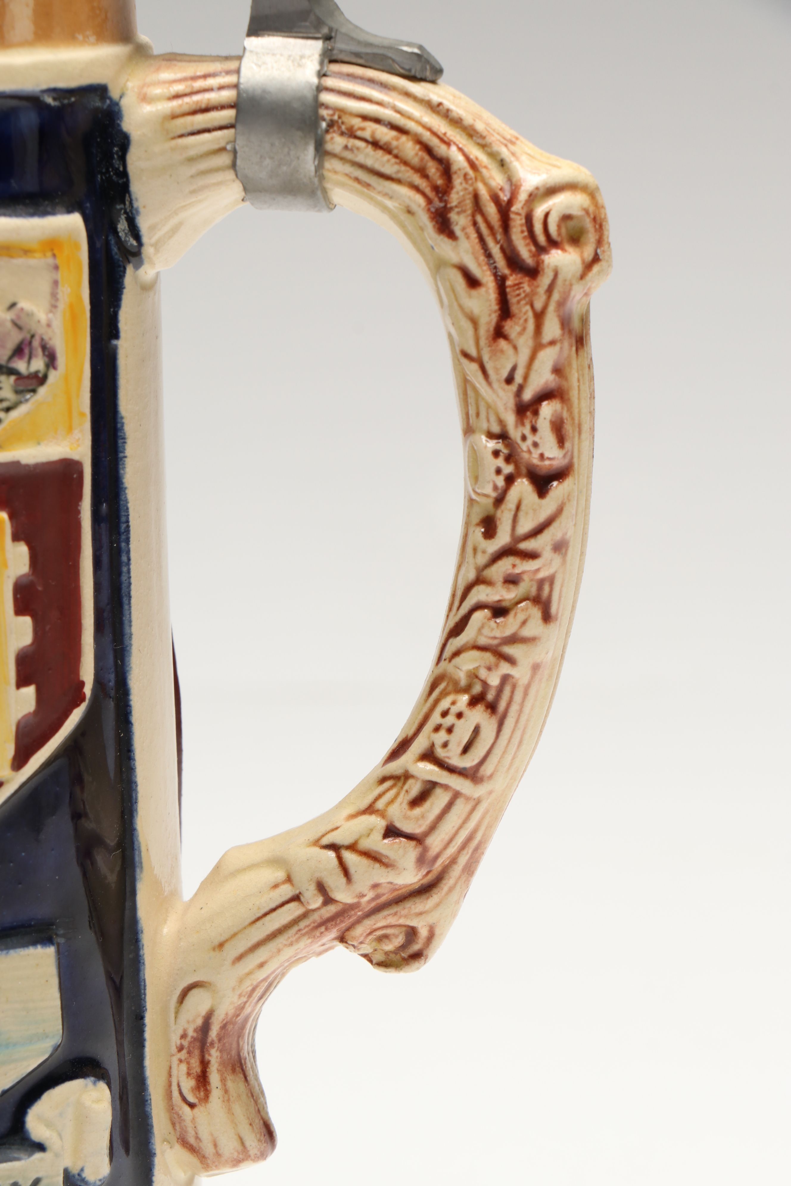 Cornell University German Eric P. Mihan Beer Stein and Libbey Shot Glass