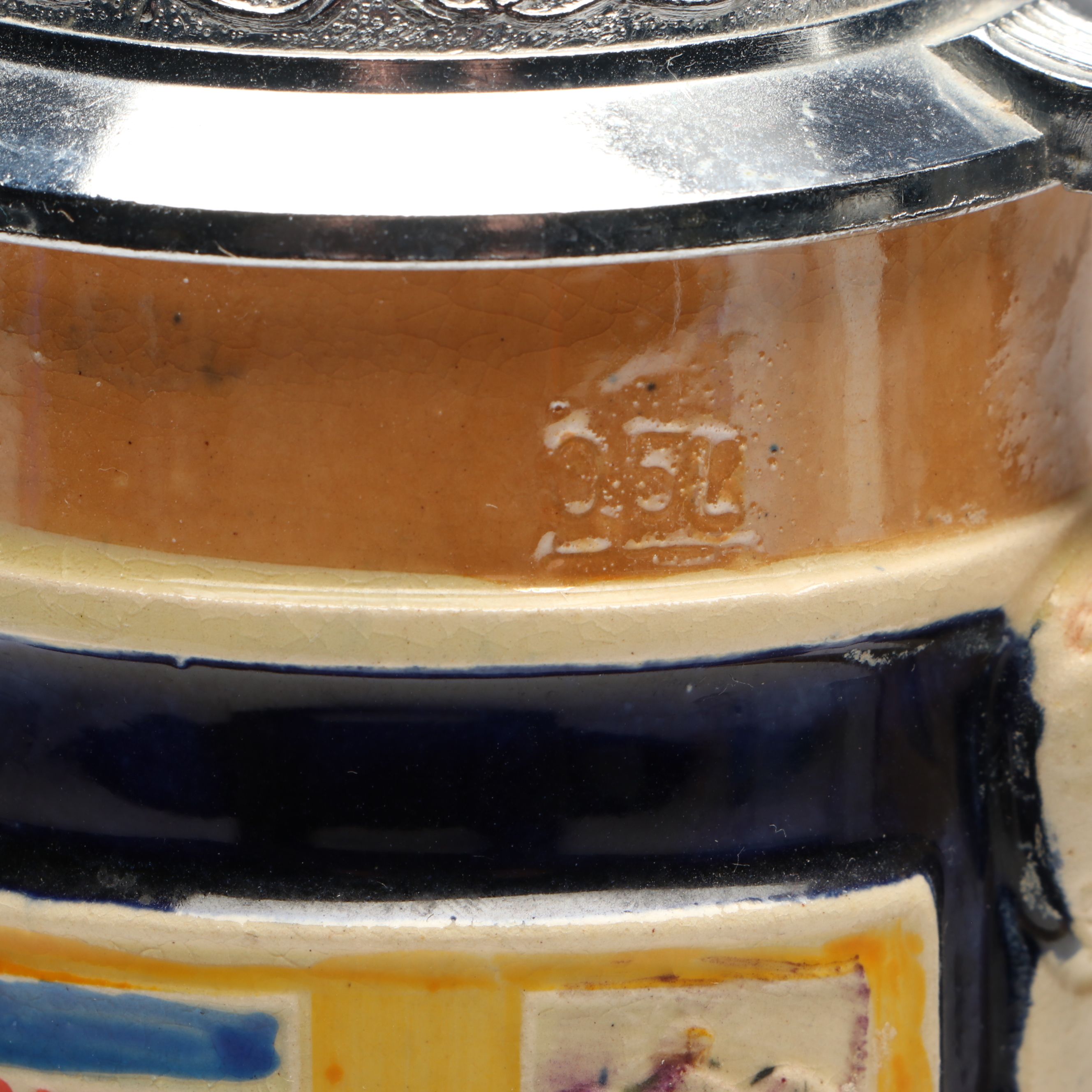 Cornell University German Eric P. Mihan Beer Stein and Libbey Shot Glass