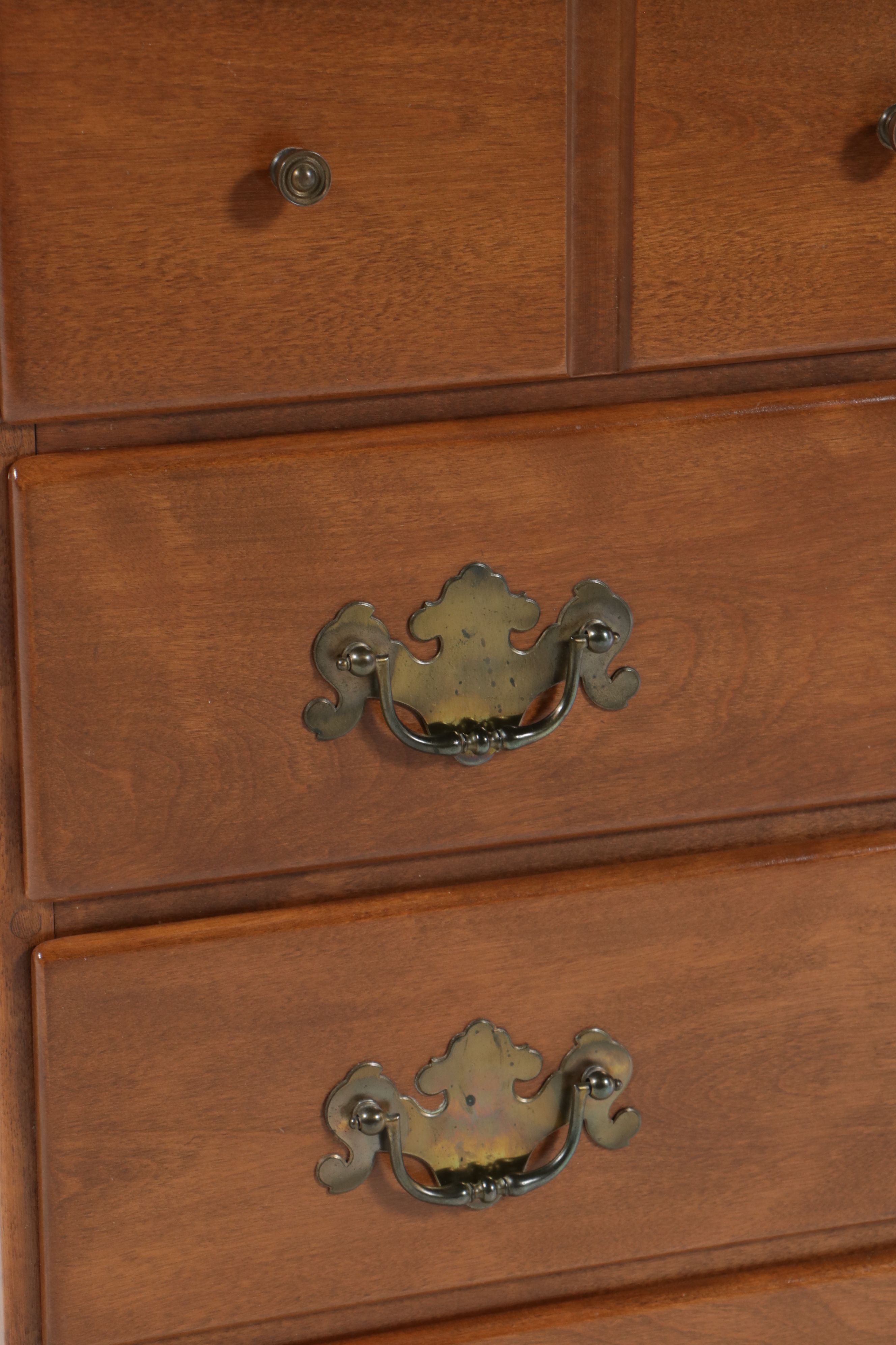 Ethan Allen by Baumritter Colonial Revival Style Maple Slant-Front Desk