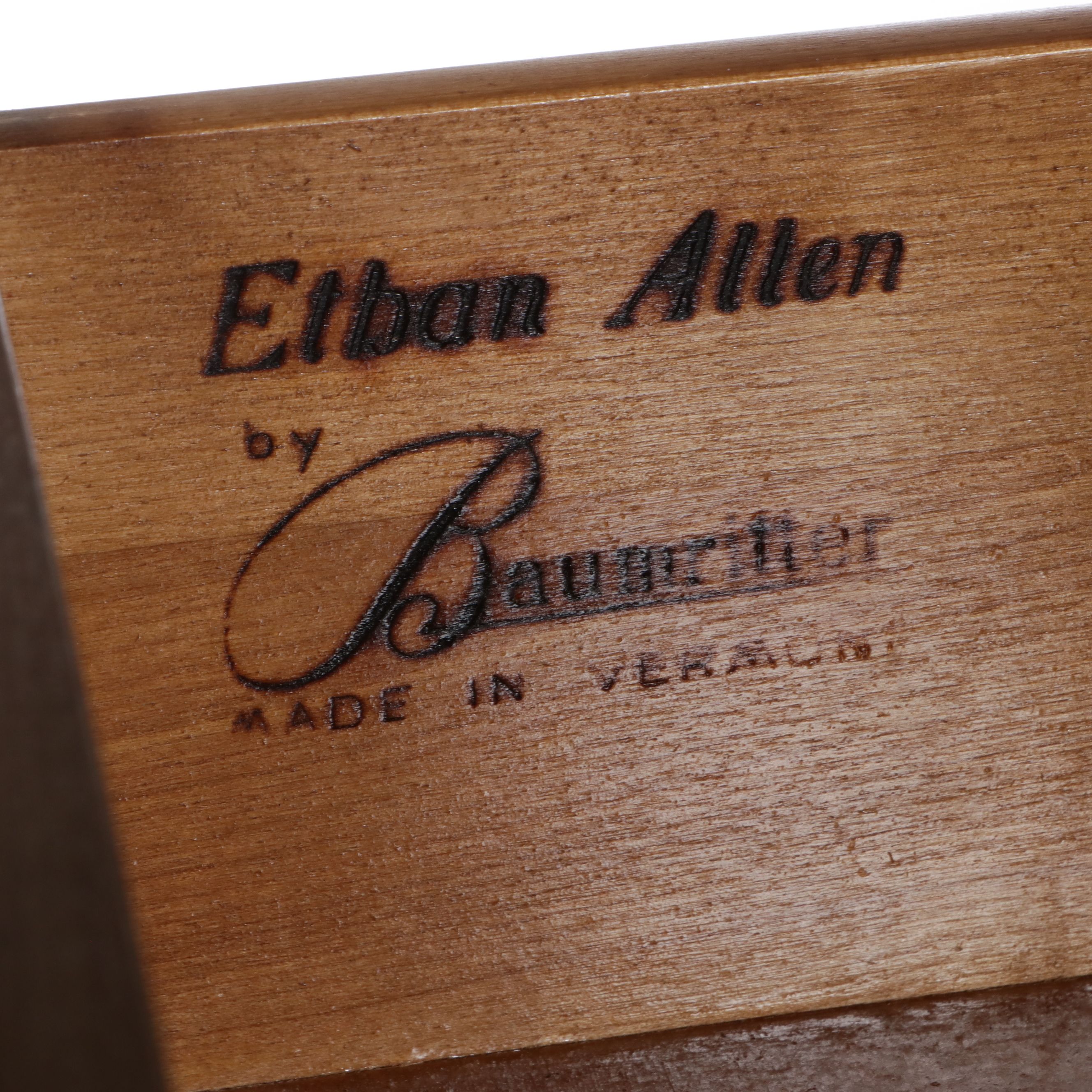 Ethan Allen by Baumritter Colonial Revival Style Maple Slant-Front Desk