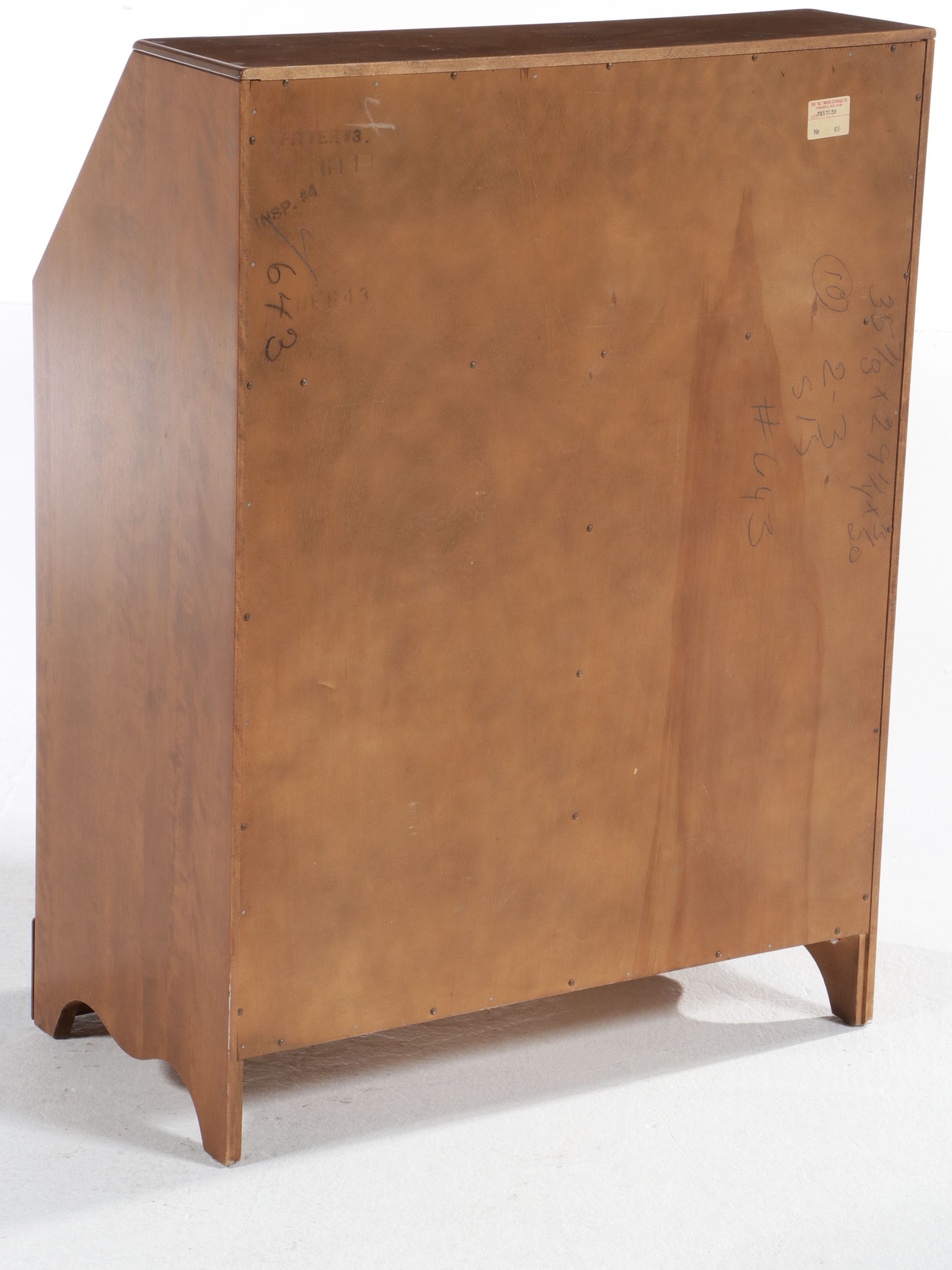 Ethan Allen by Baumritter Colonial Revival Style Maple Slant-Front Desk