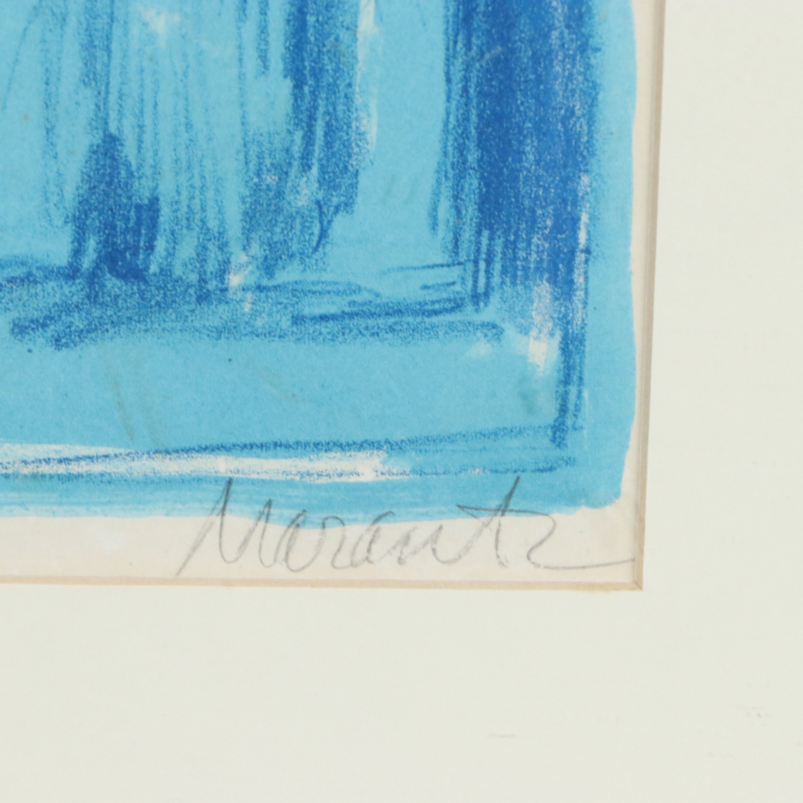 Irving Marantz Color Lithograph "Street Scene, Madrid," Circa 1960