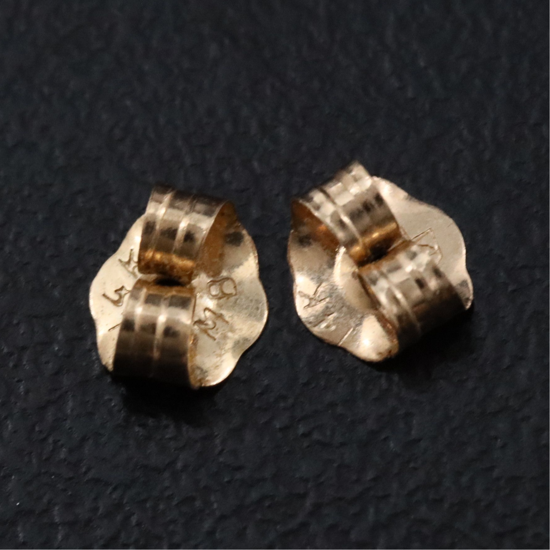 14K Butterfly Stud Earrings