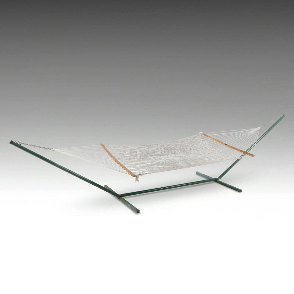 Authentic South Carolina Low Country Rope Hammock with Stand