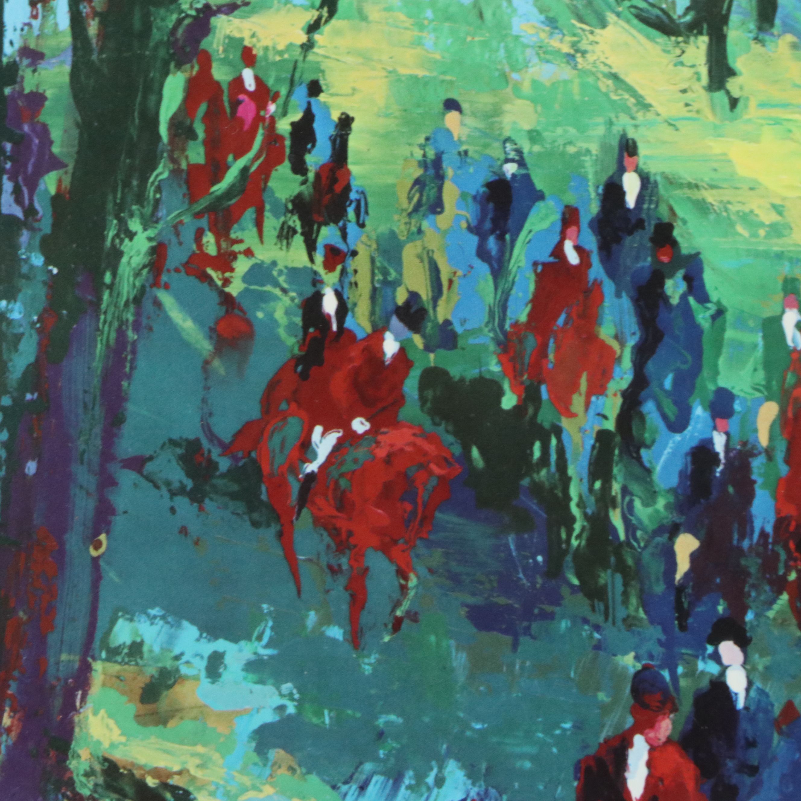 After LeRoy Neiman Offset Lithograph "Hunt for the Unicorn," 1967