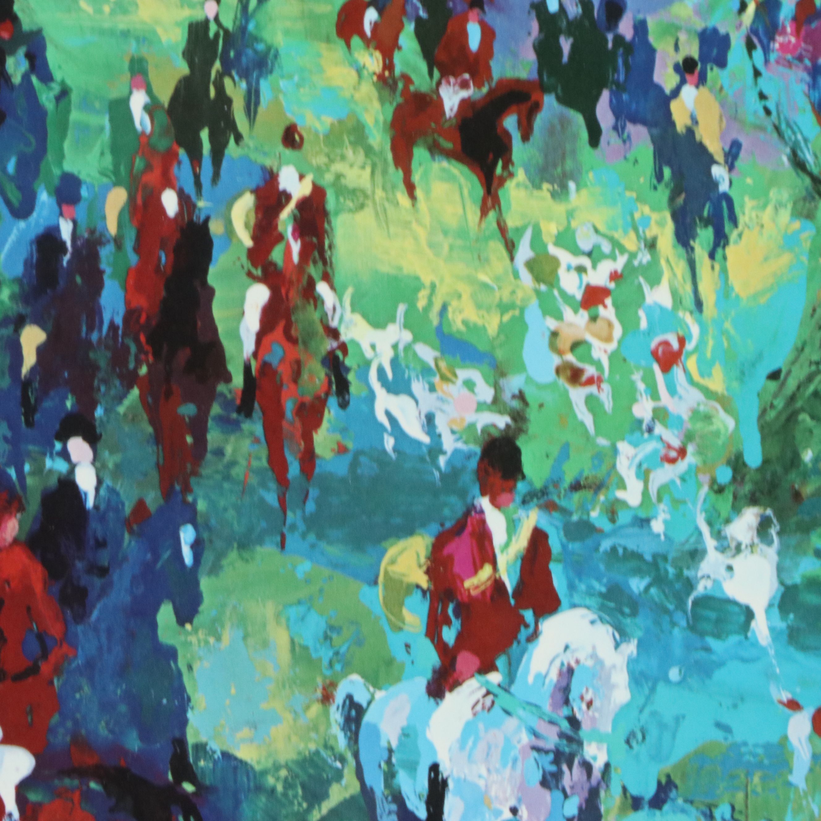 After LeRoy Neiman Offset Lithograph "Hunt for the Unicorn," 1967