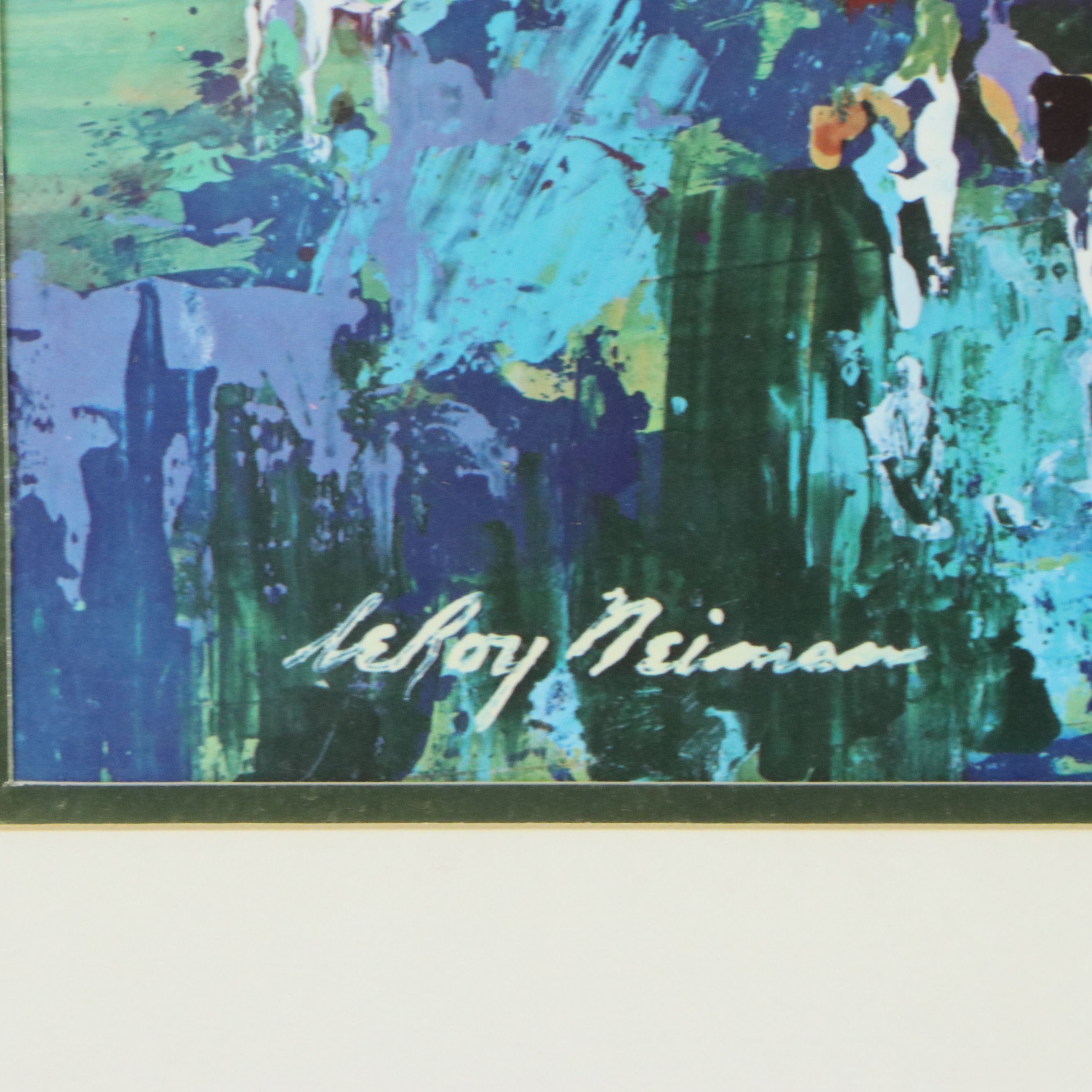 After LeRoy Neiman Offset Lithograph "Hunt for the Unicorn," 1967