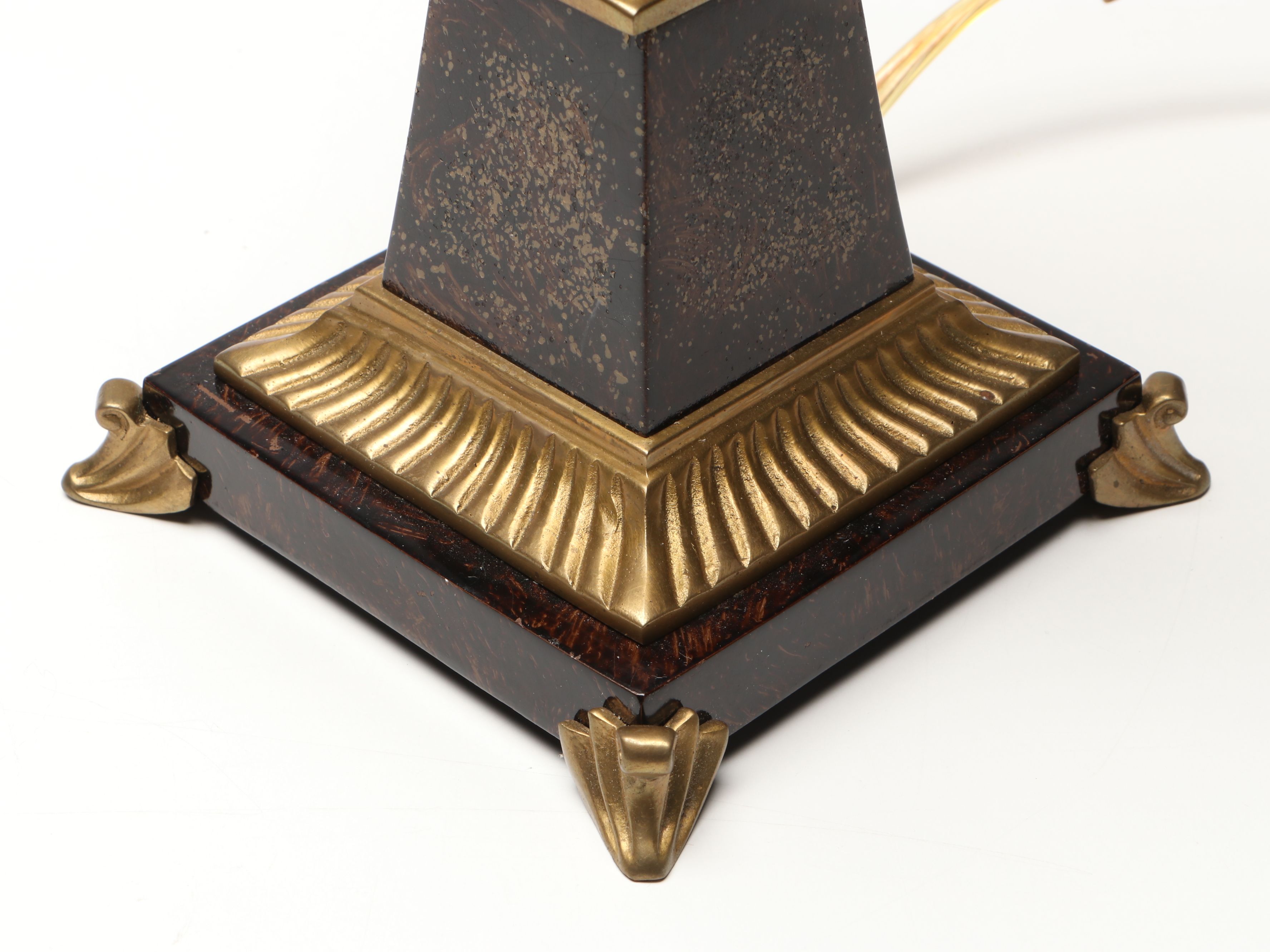 Decorative Crafts Glass Armillary Sphere Table Lamp and Ceramic Jardiniere