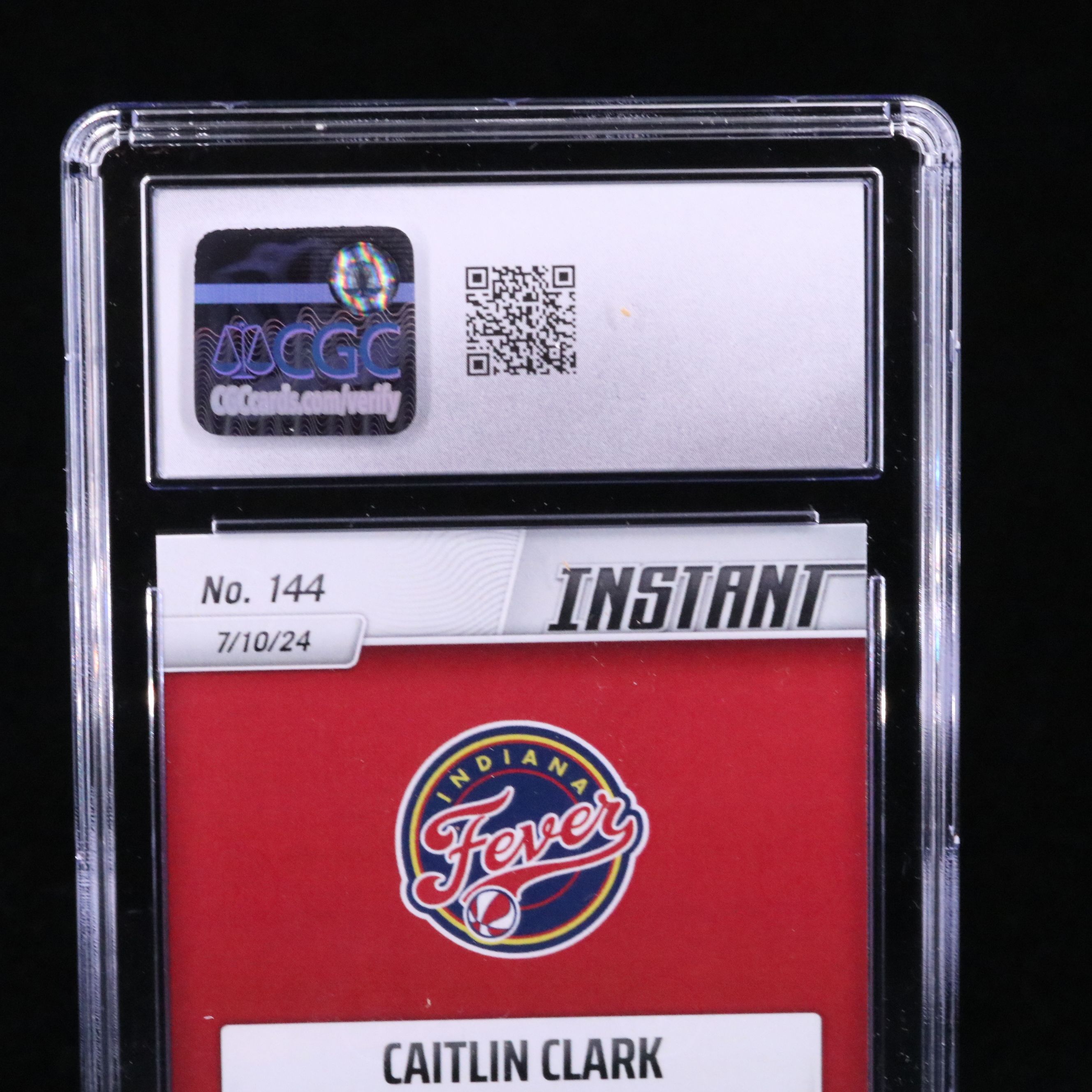 2024 Panini Instant Caitlin Clark Rookie Basketball Card Graded CGC 10