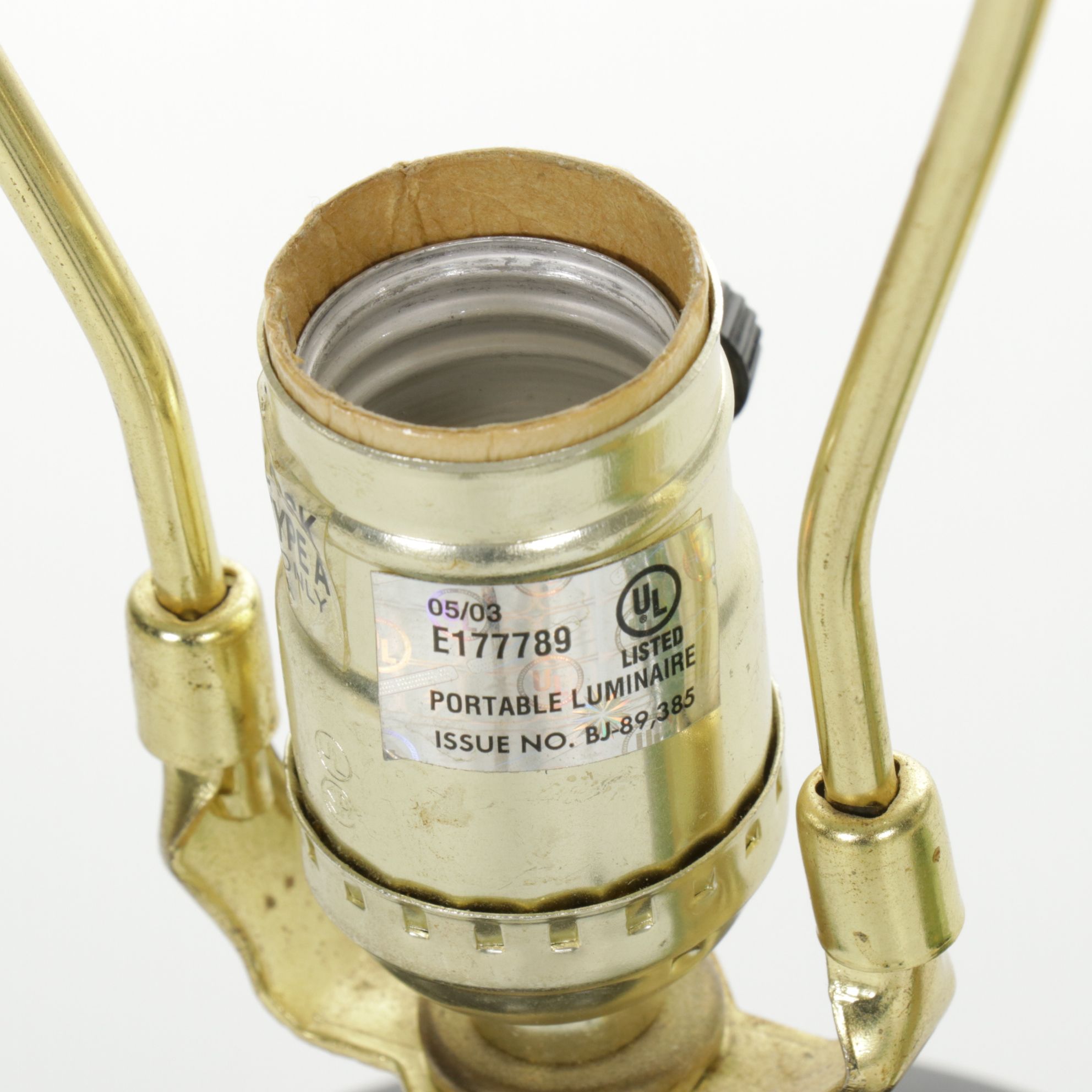 Pair of Pop Art Style Ceramic Table Lamps with Dot and Dash Pattern