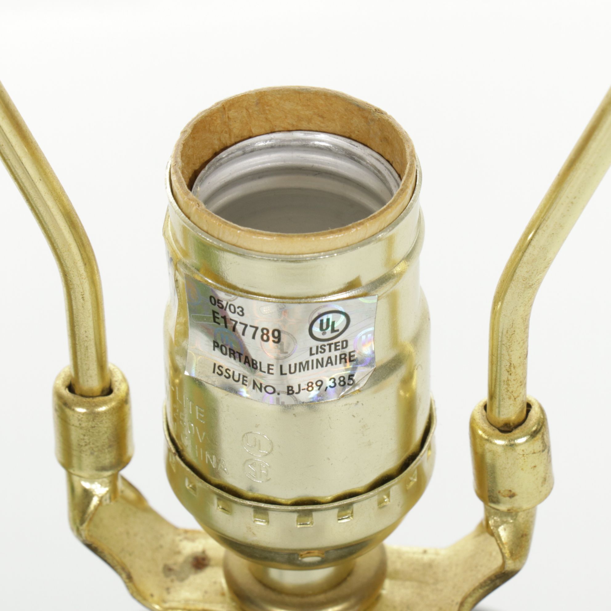 Pair of Pop Art Style Ceramic Table Lamps with Dot and Dash Pattern