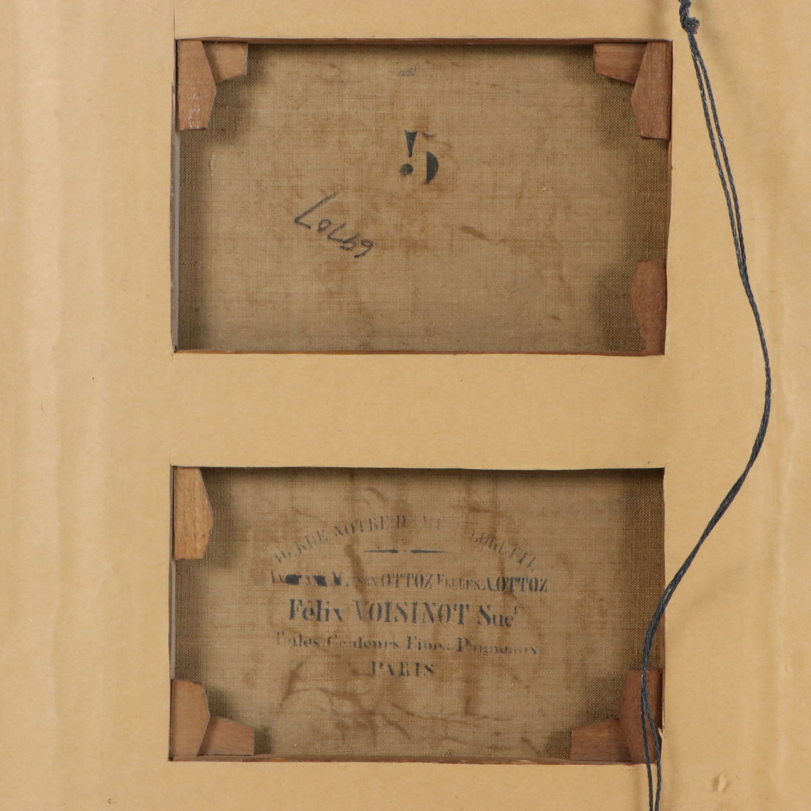 Gaston Renault Oil Painting of Girl Laying on Grass, 1882