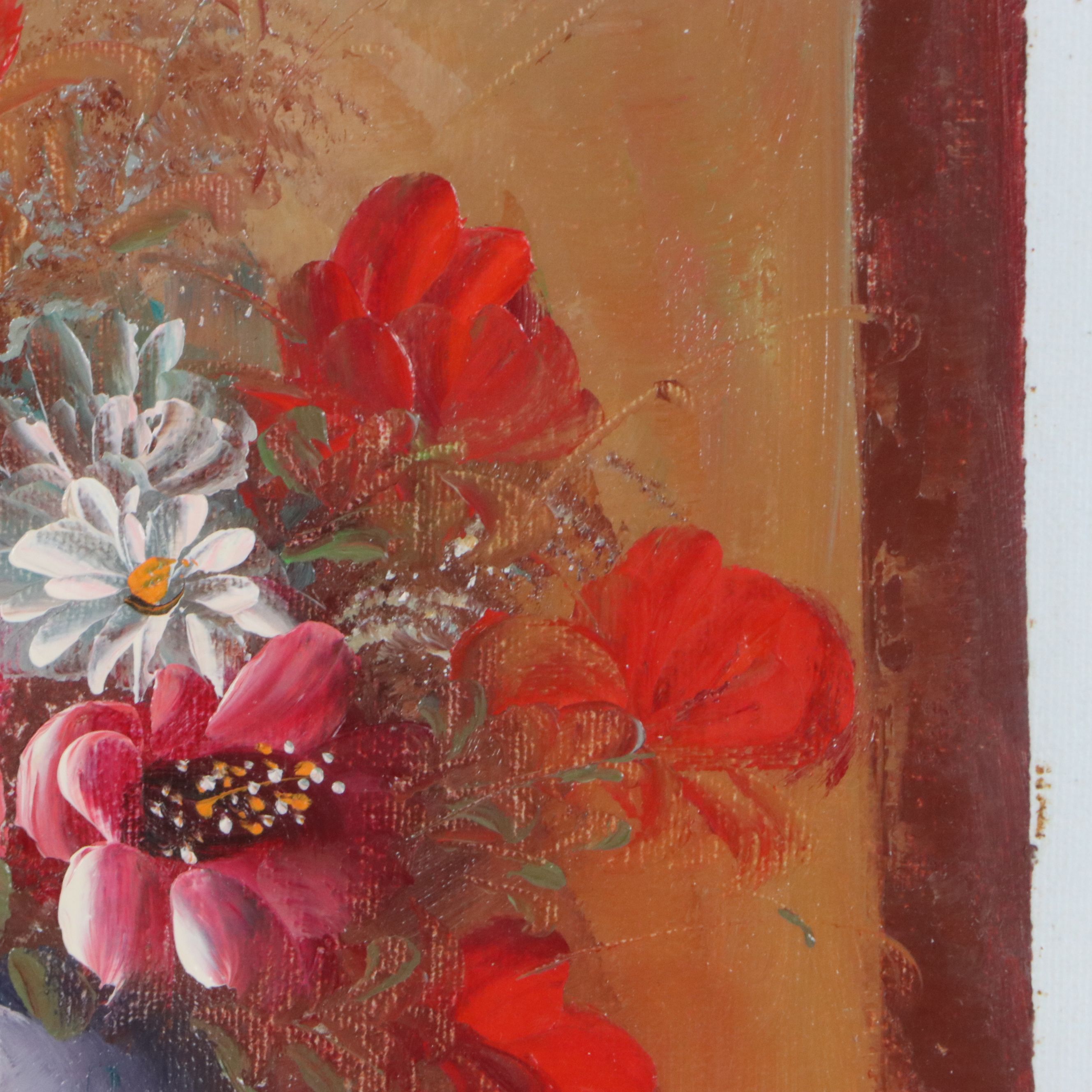 Floral Still Life Oil Painting