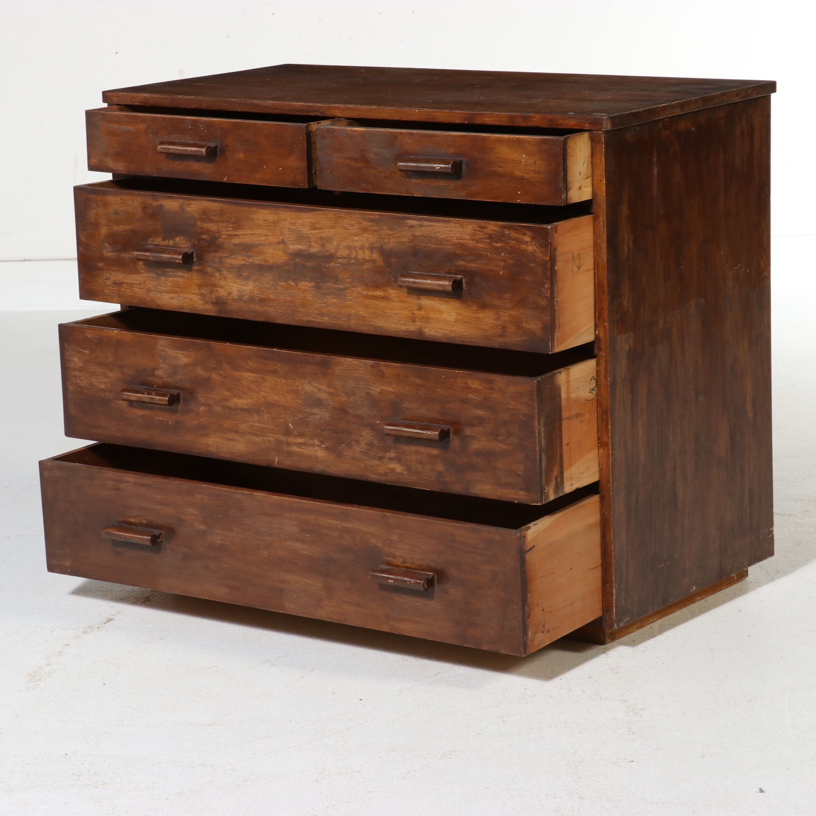 Japanese Modernist Five-Drawer Chest, 1956