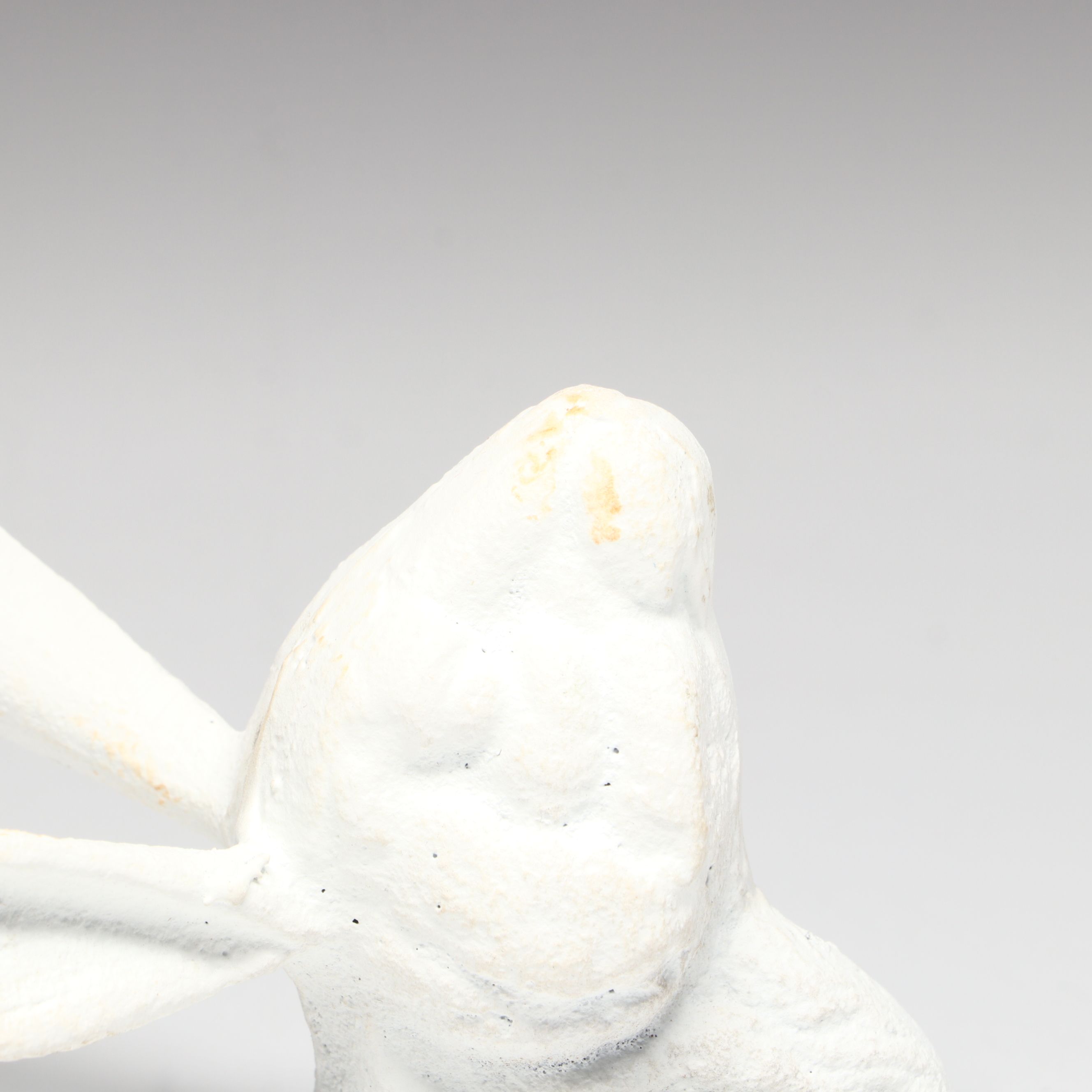 White Rabbit Head Cast Iron Wall Hook