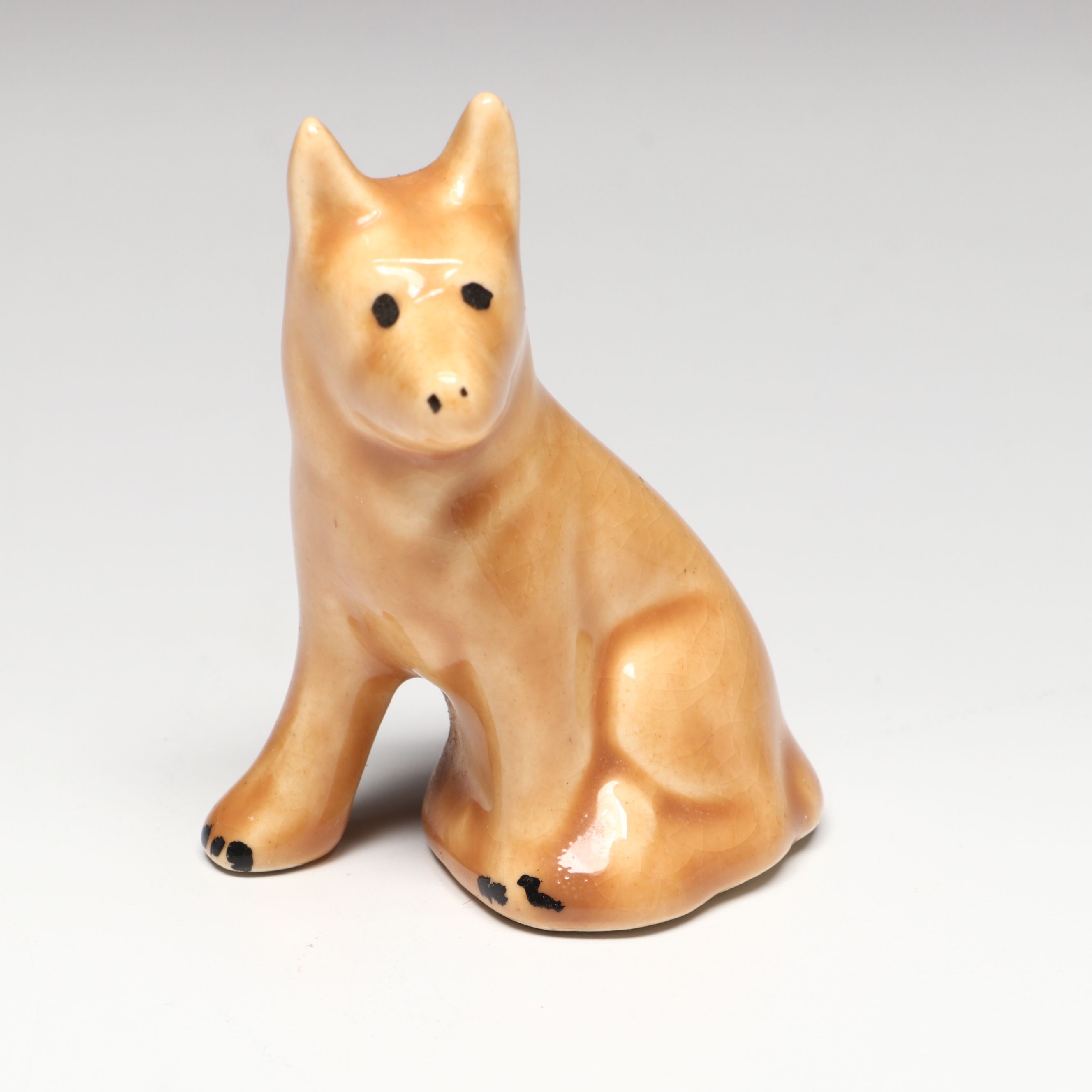 Japanese Ceramic Dog Figurines, Mid-20th Century
