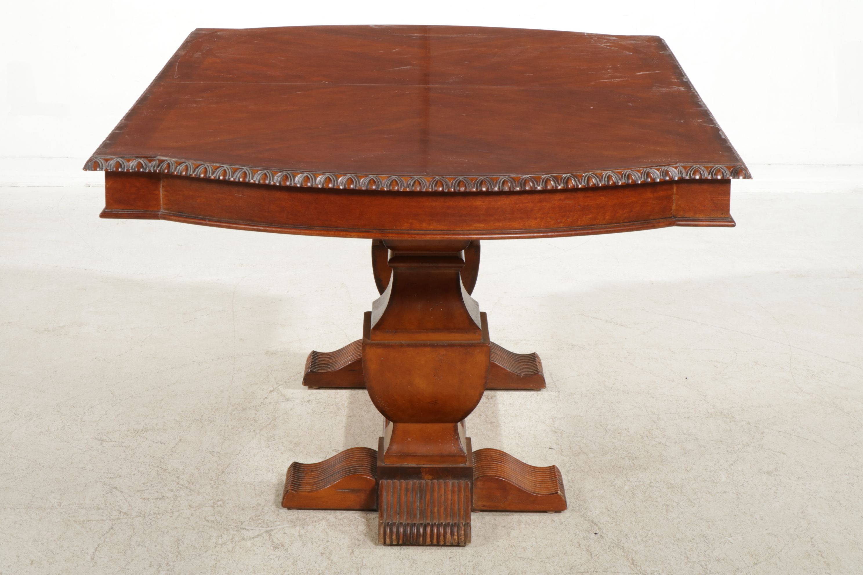 Double Pedestal Dining Table, 21st Century