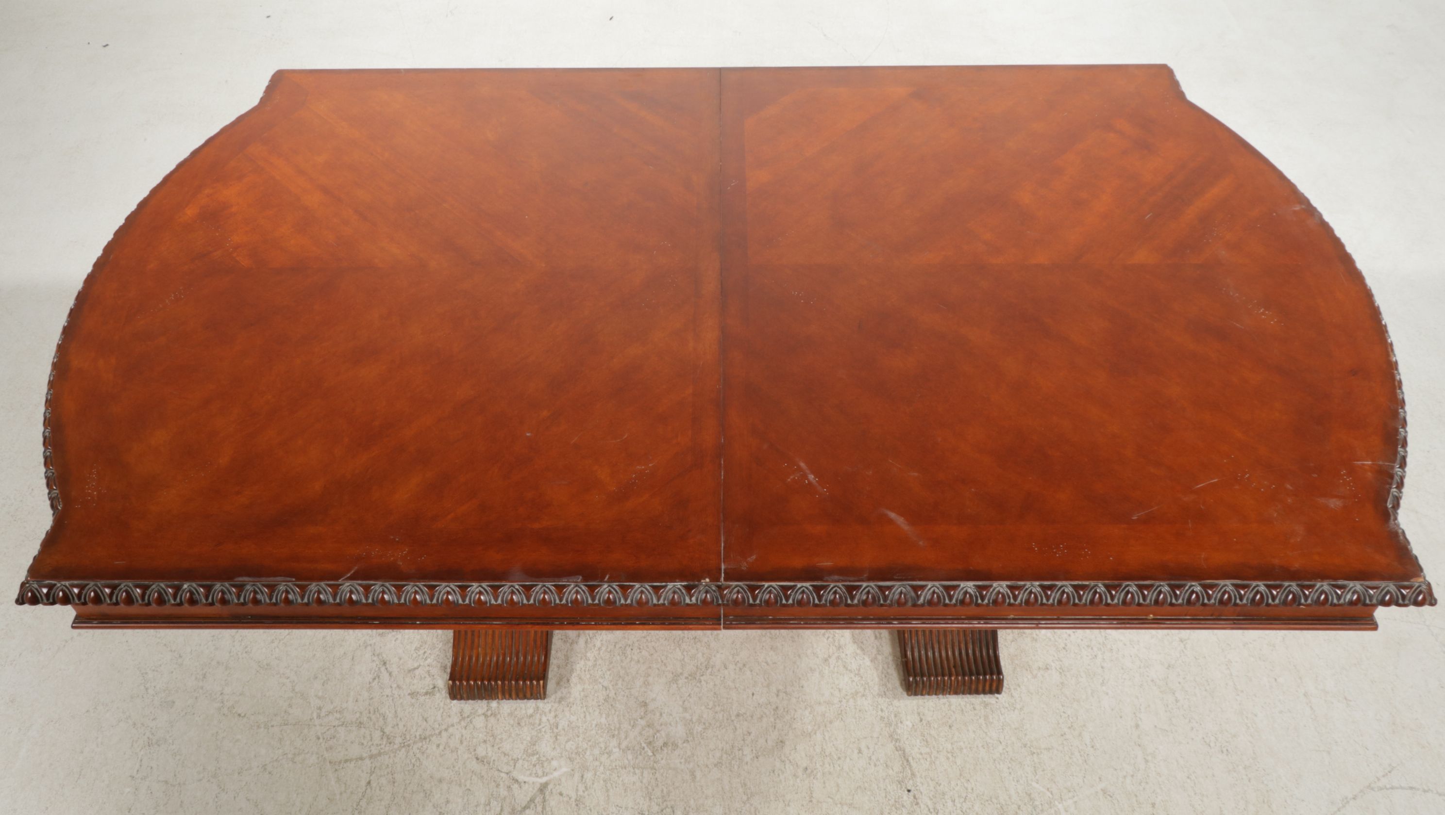 Double Pedestal Dining Table, 21st Century