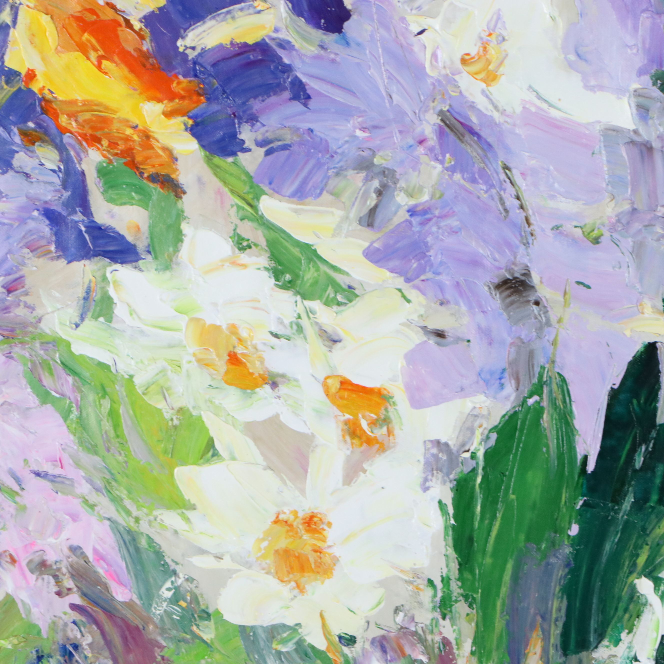 Floral Oil Painting "My Imagination," Circa 2026