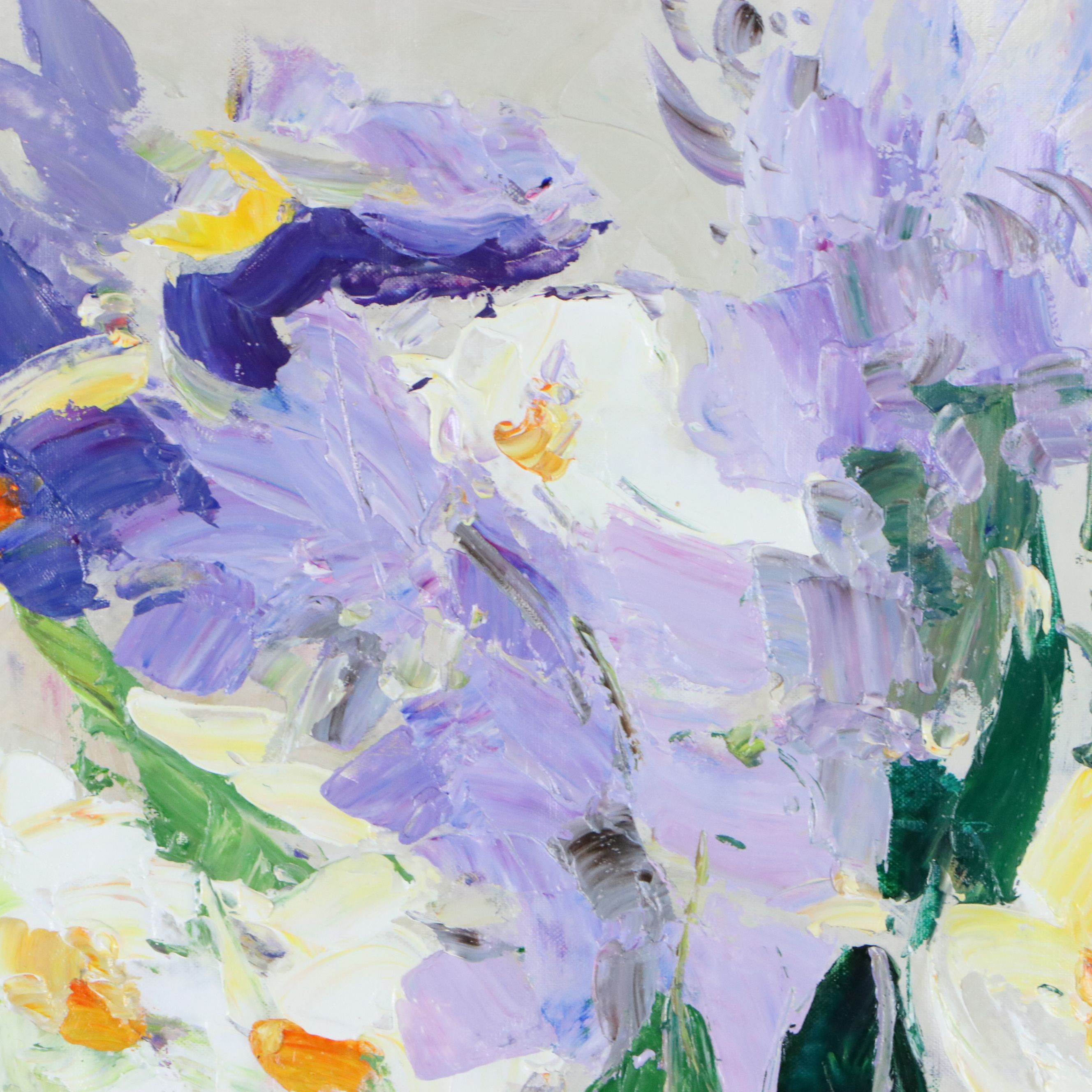 Floral Oil Painting "My Imagination," Circa 2026