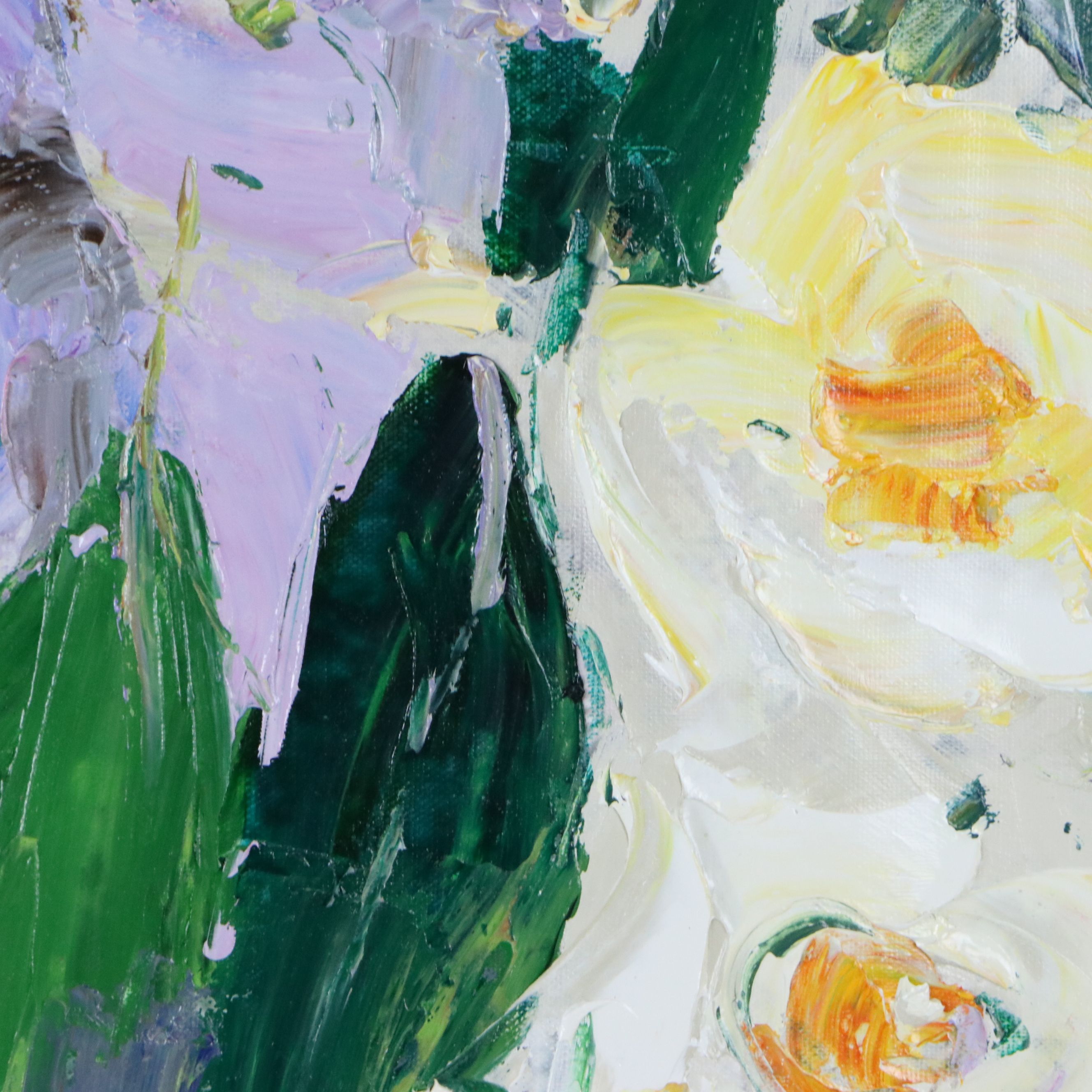 Floral Oil Painting "My Imagination," Circa 2026