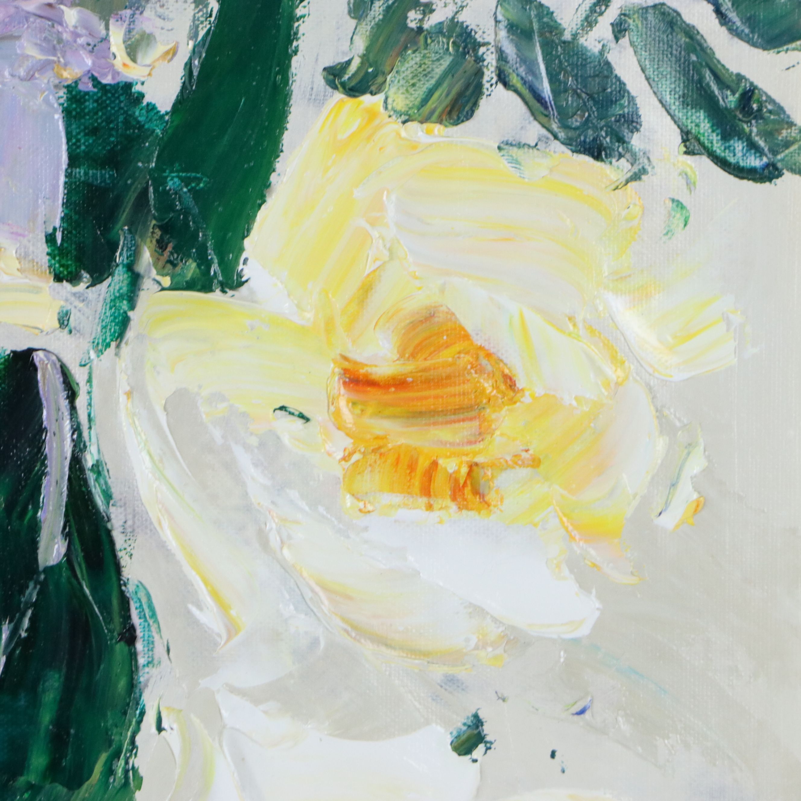 Floral Oil Painting "My Imagination," Circa 2026