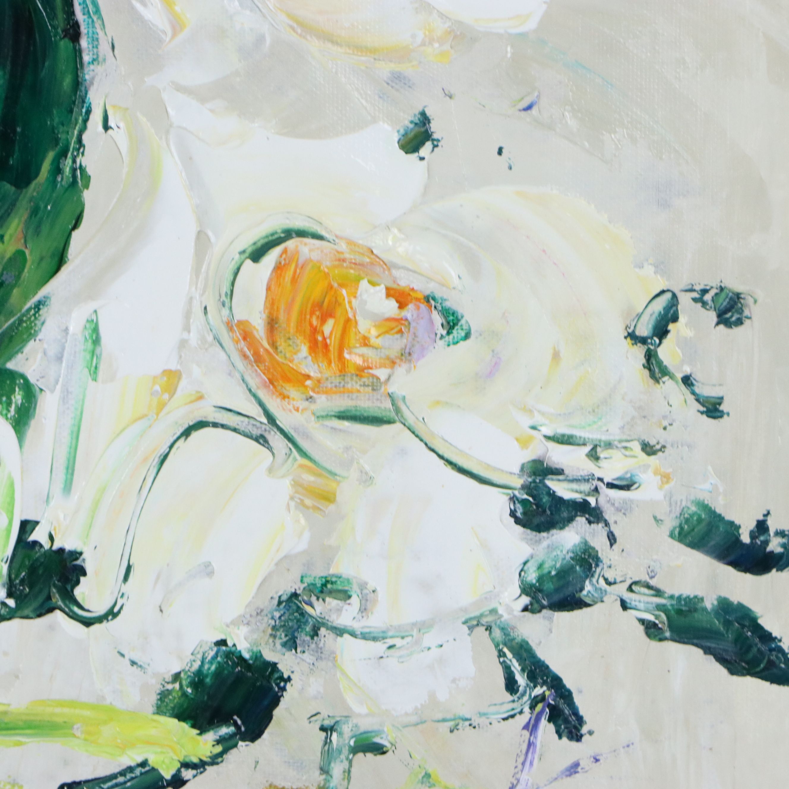 Floral Oil Painting "My Imagination," Circa 2026