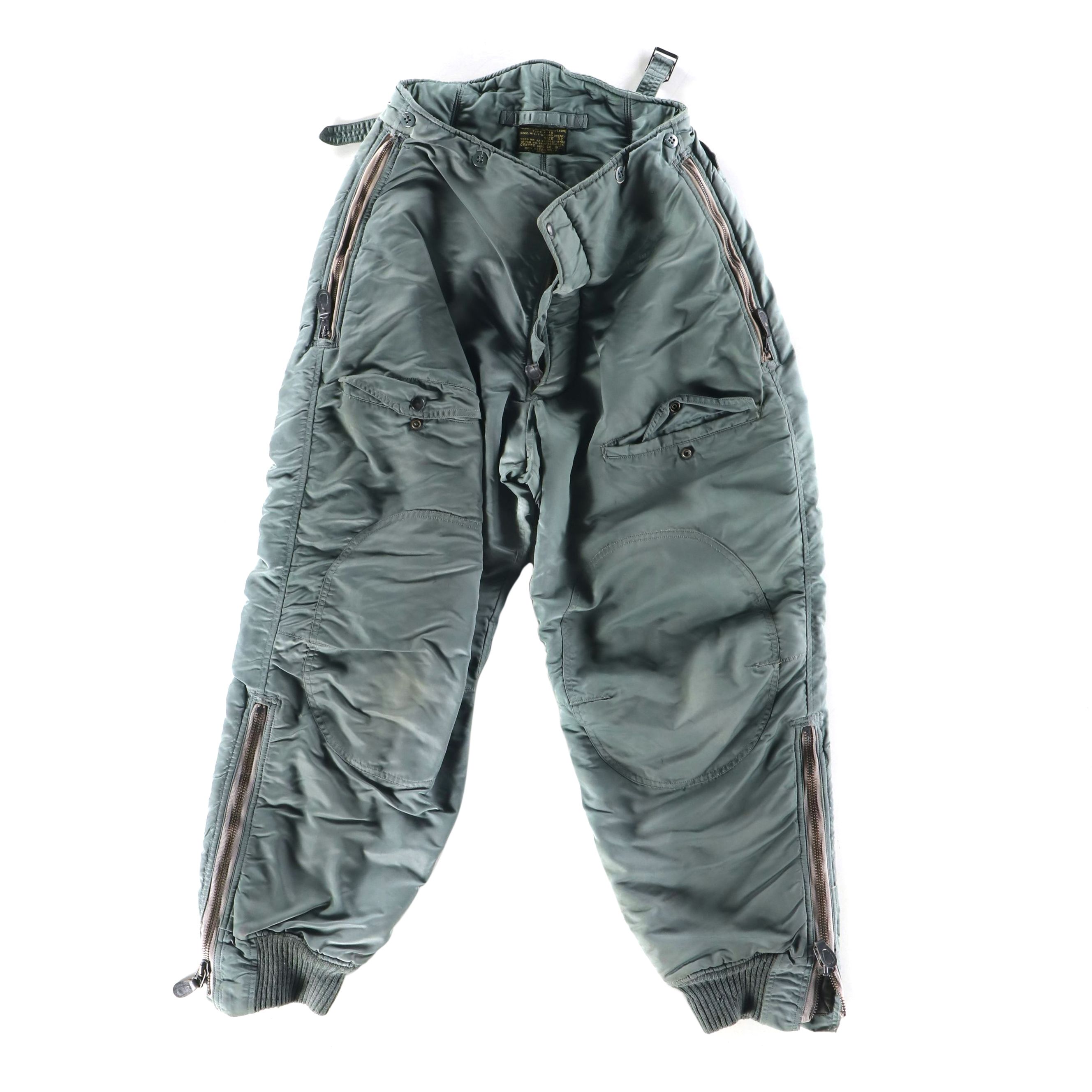 Vietnam War Era U.S. Air Force Type F-18 Air Crew Heavy Trousers, Size 32
