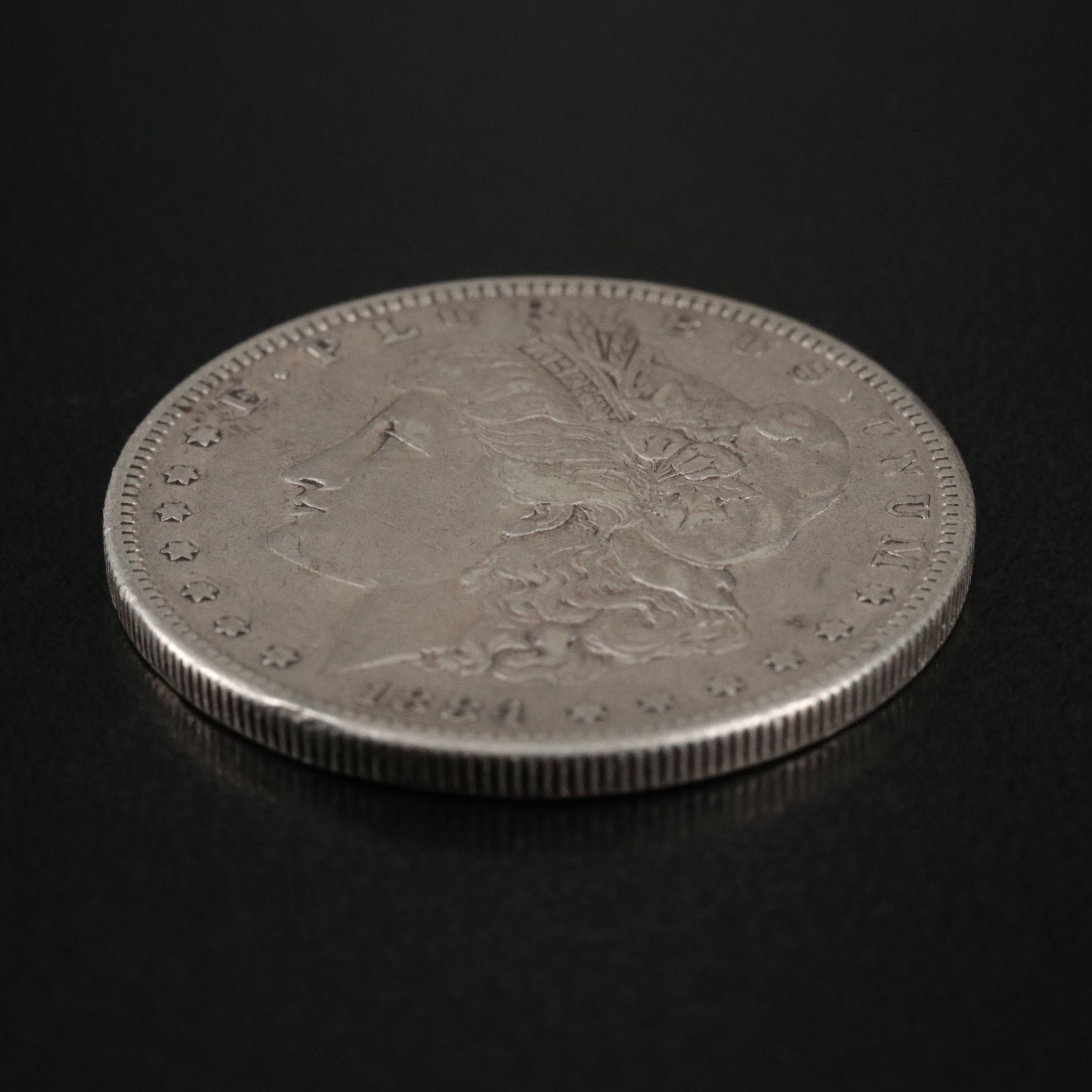 1884-S Morgan Silver Dollar