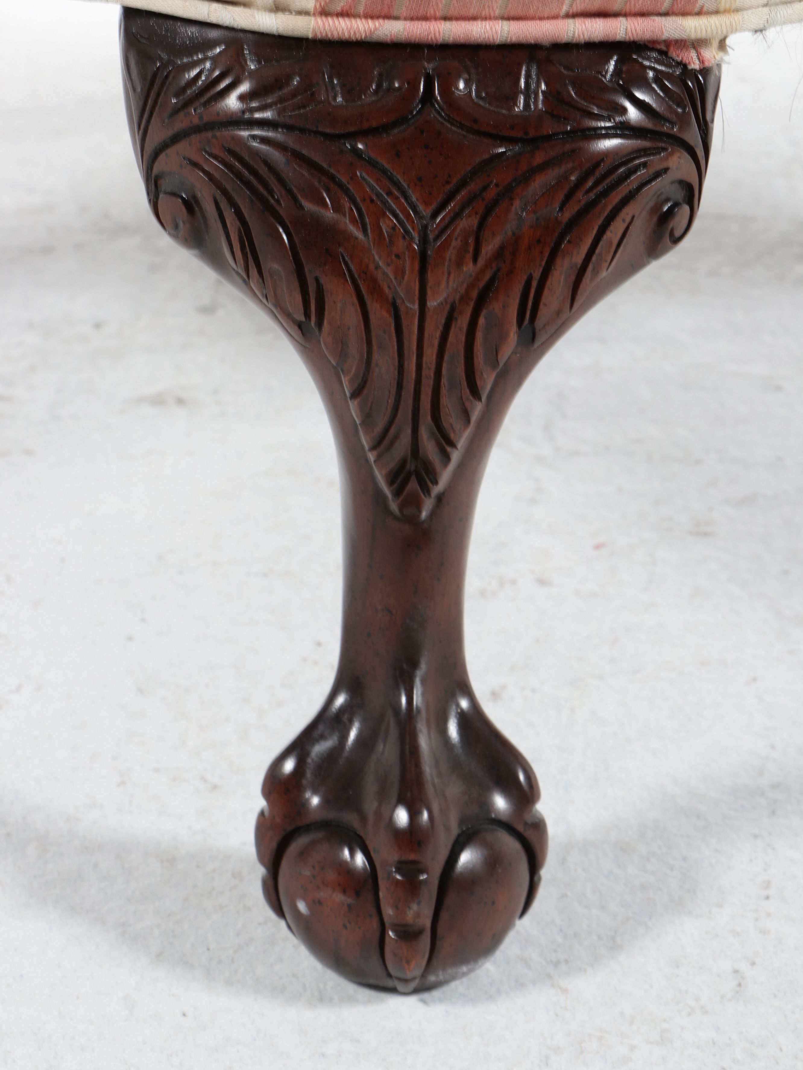 Pair of Sherrill Furniture Chippendale Style Wingback Chairs