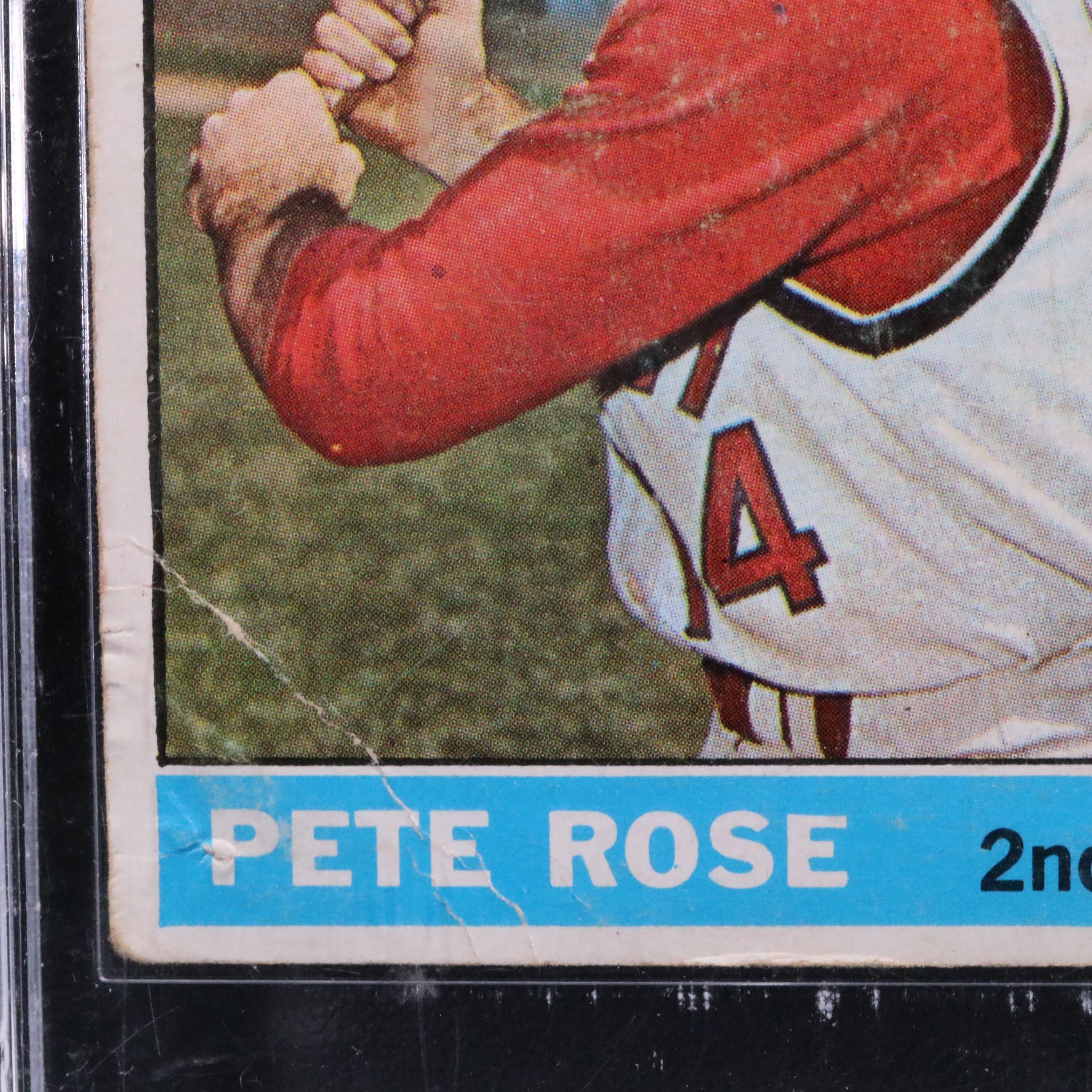 1966 Topps Pete Rose Cincinnati Reds Baseball Card