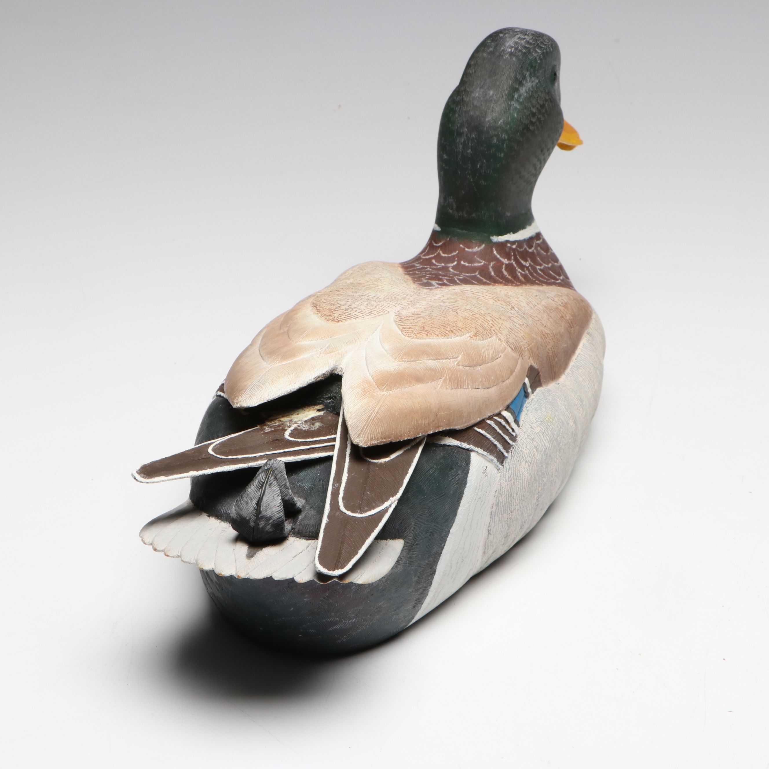 Bob Lorenz "Common Mallard" and John E. Bundy Handcrafted Decoy Ducks