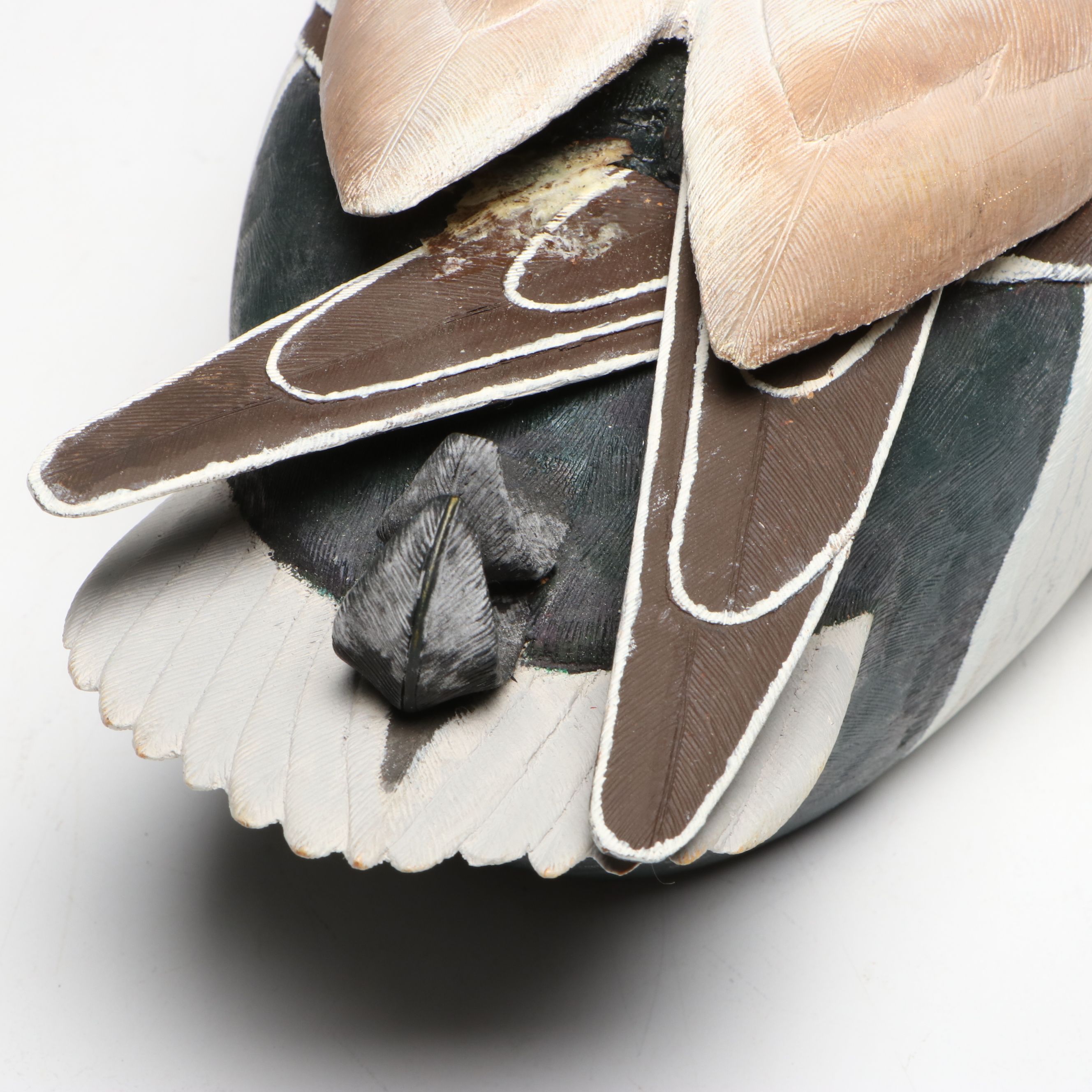 Bob Lorenz "Common Mallard" and John E. Bundy Handcrafted Decoy Ducks