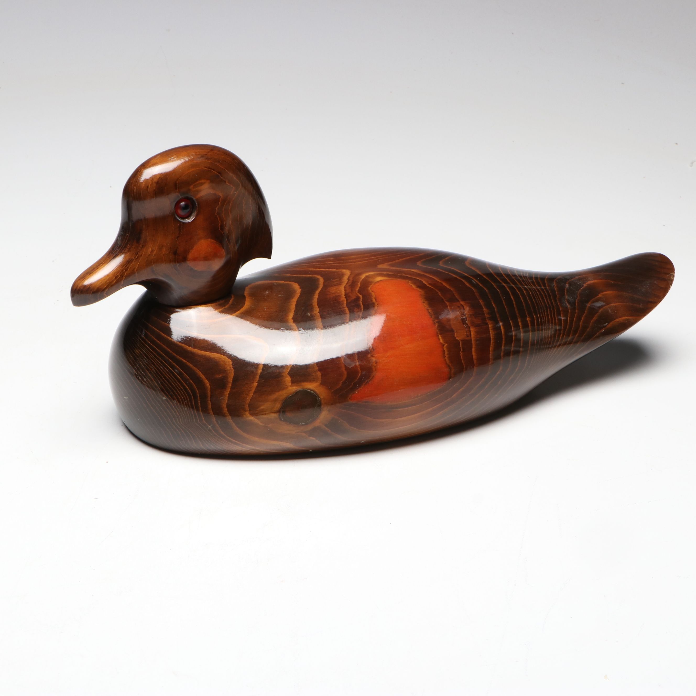 Bob Lorenz "Common Mallard" and John E. Bundy Handcrafted Decoy Ducks