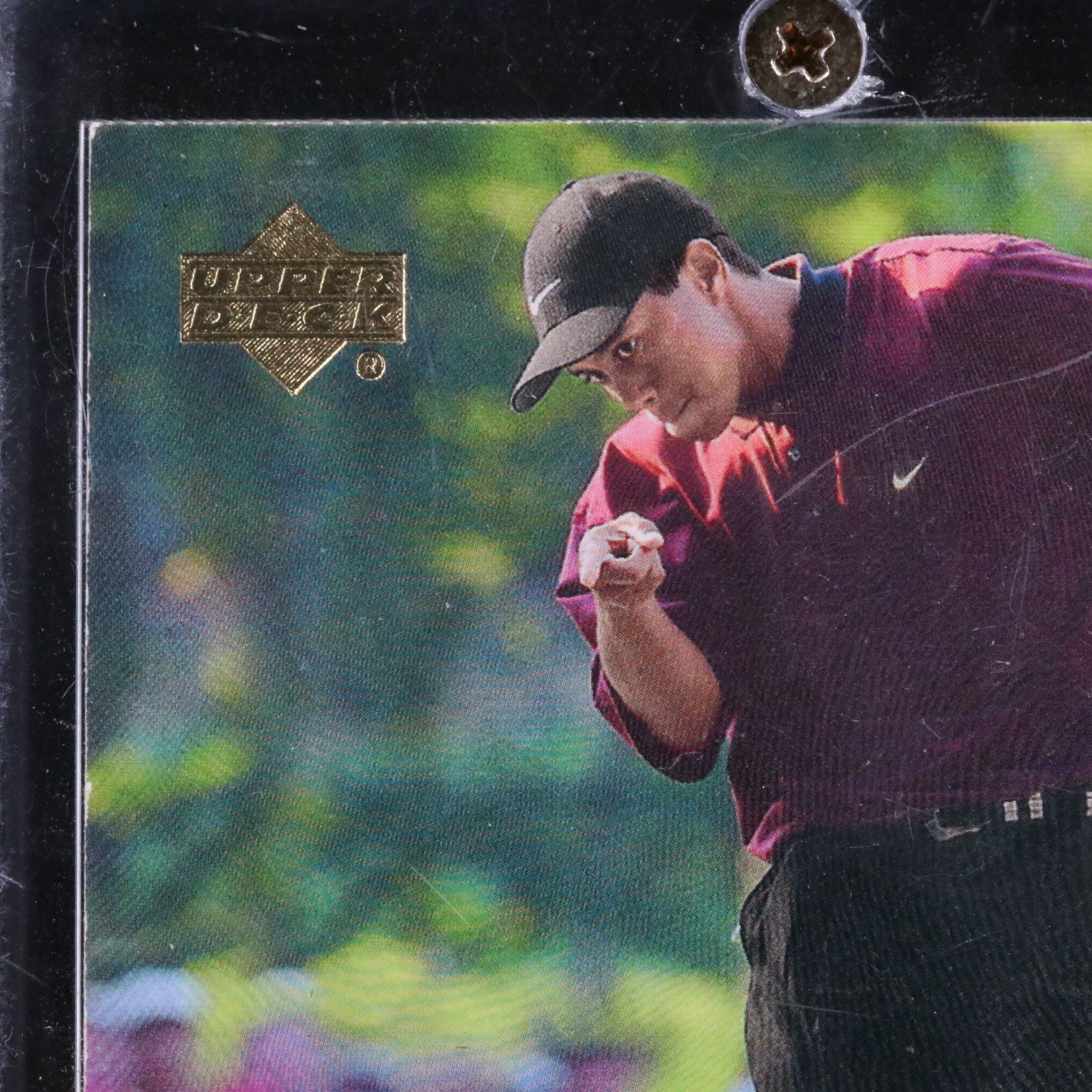 2001 Upper Deck Tiger Woods Rookie Golf Card