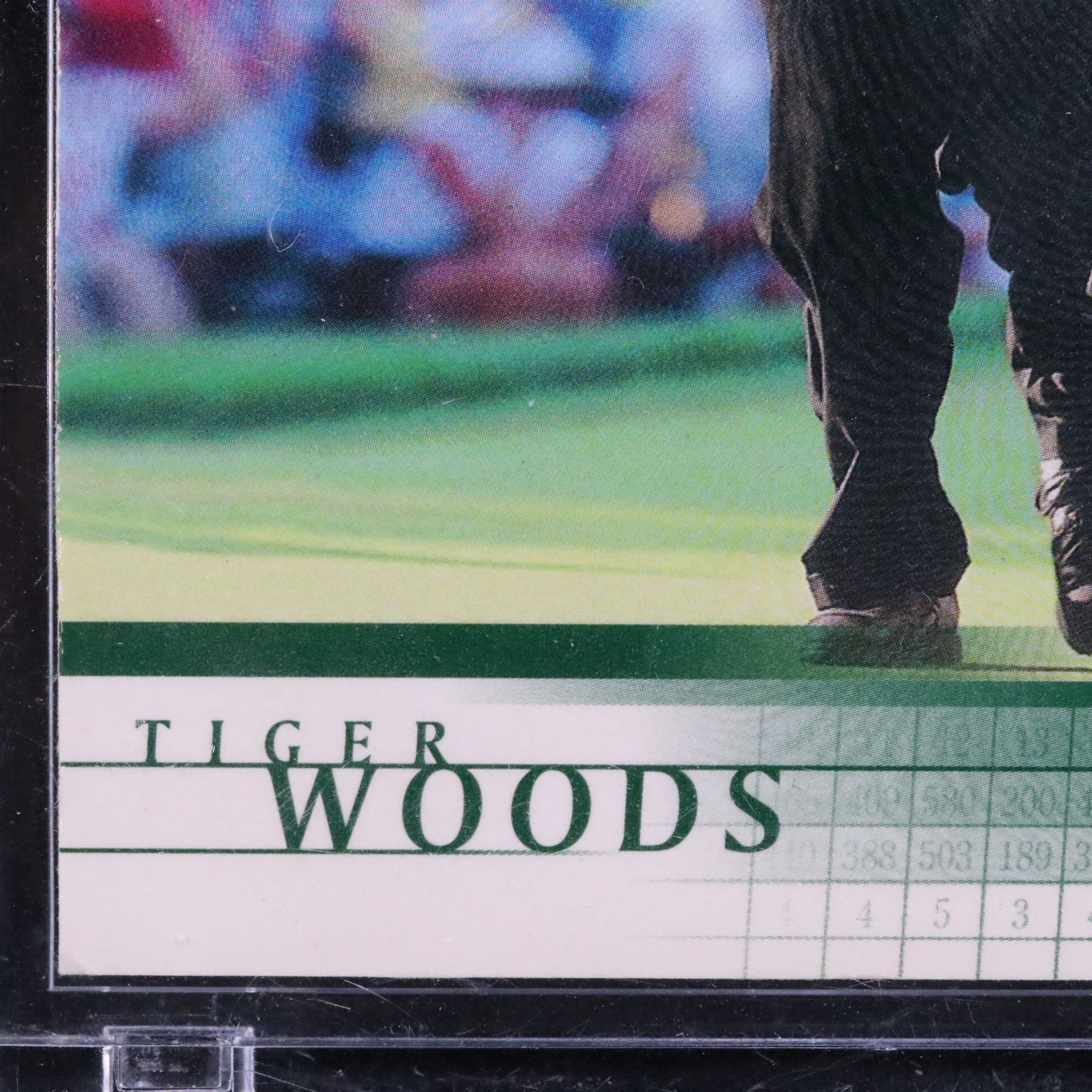 2001 Upper Deck Tiger Woods Rookie Golf Card