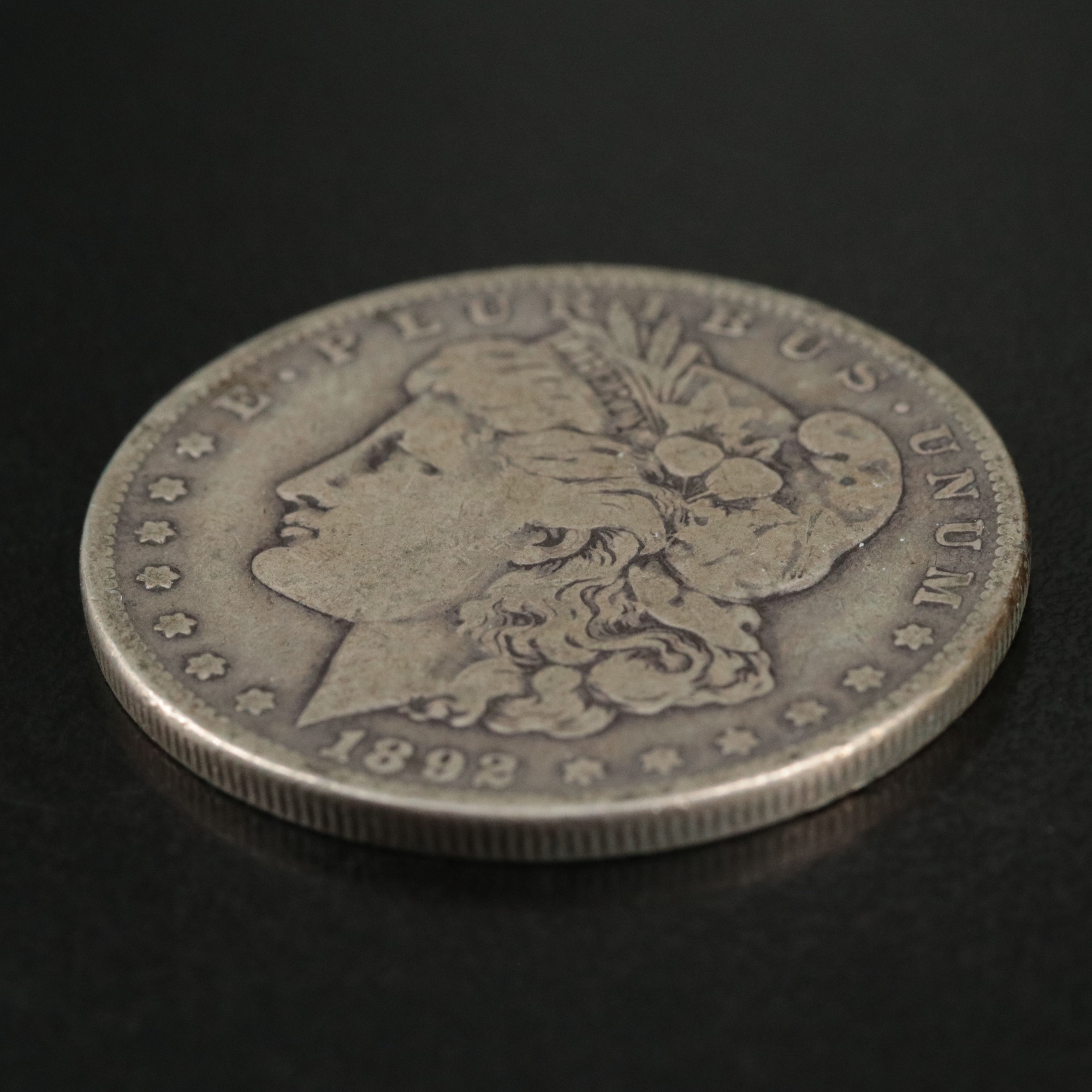 Low Mintage 1892 Morgan Silver Dollar