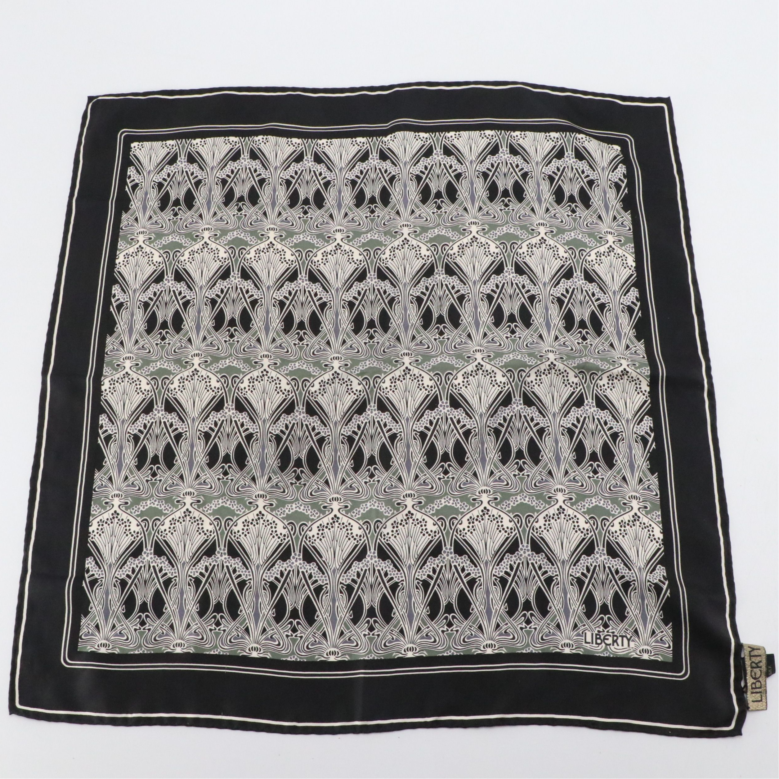 Liberty Silk Scarf with Other Evening Bags and Velour Juliet Cap