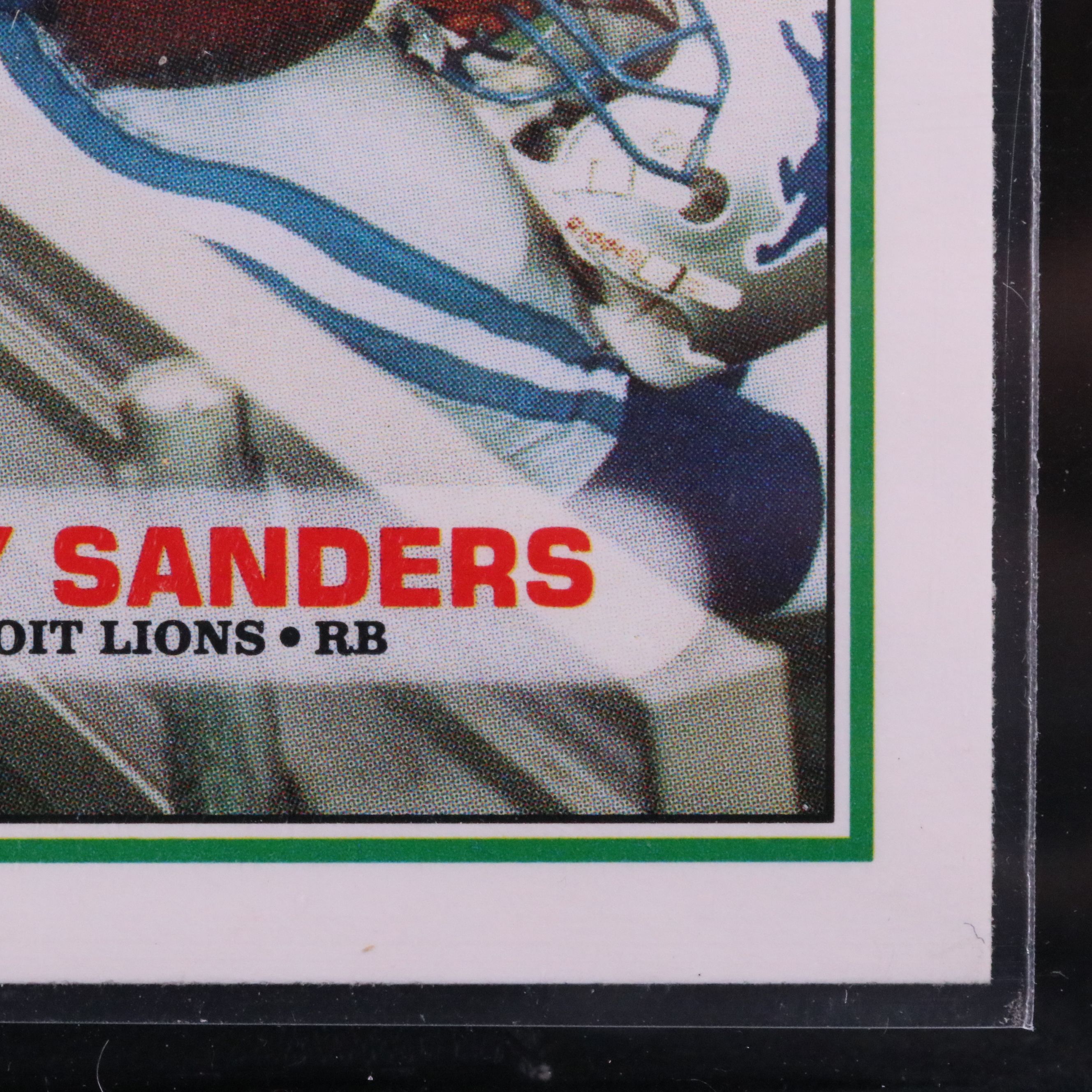 1989 Topps Traded Barry Sanders Detroit Lions Rookie Football Card