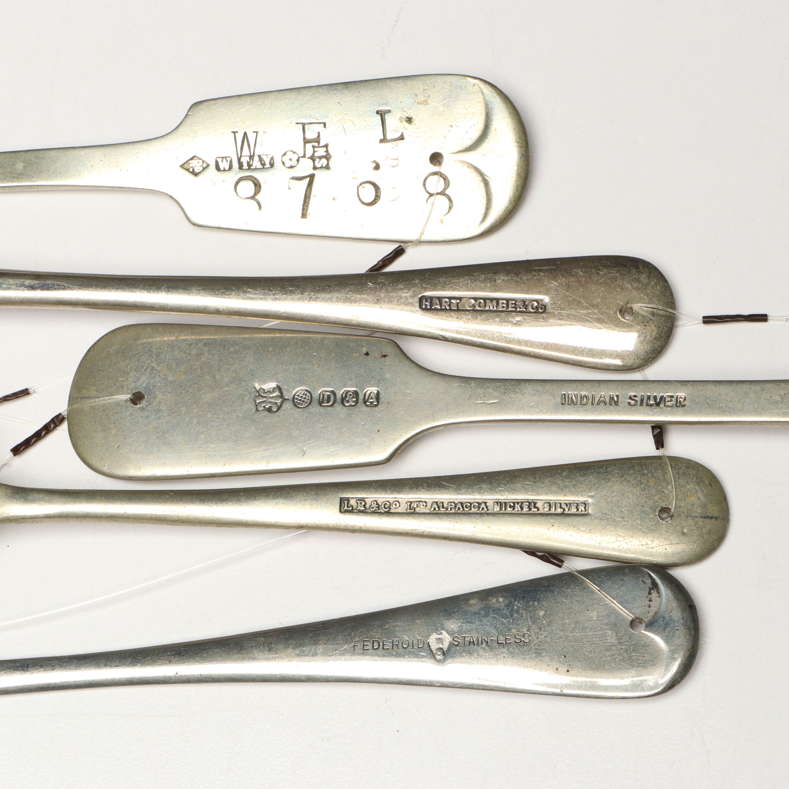 Reverse Painted Stained Glass Hanging with Hammered Utensils, More Décor