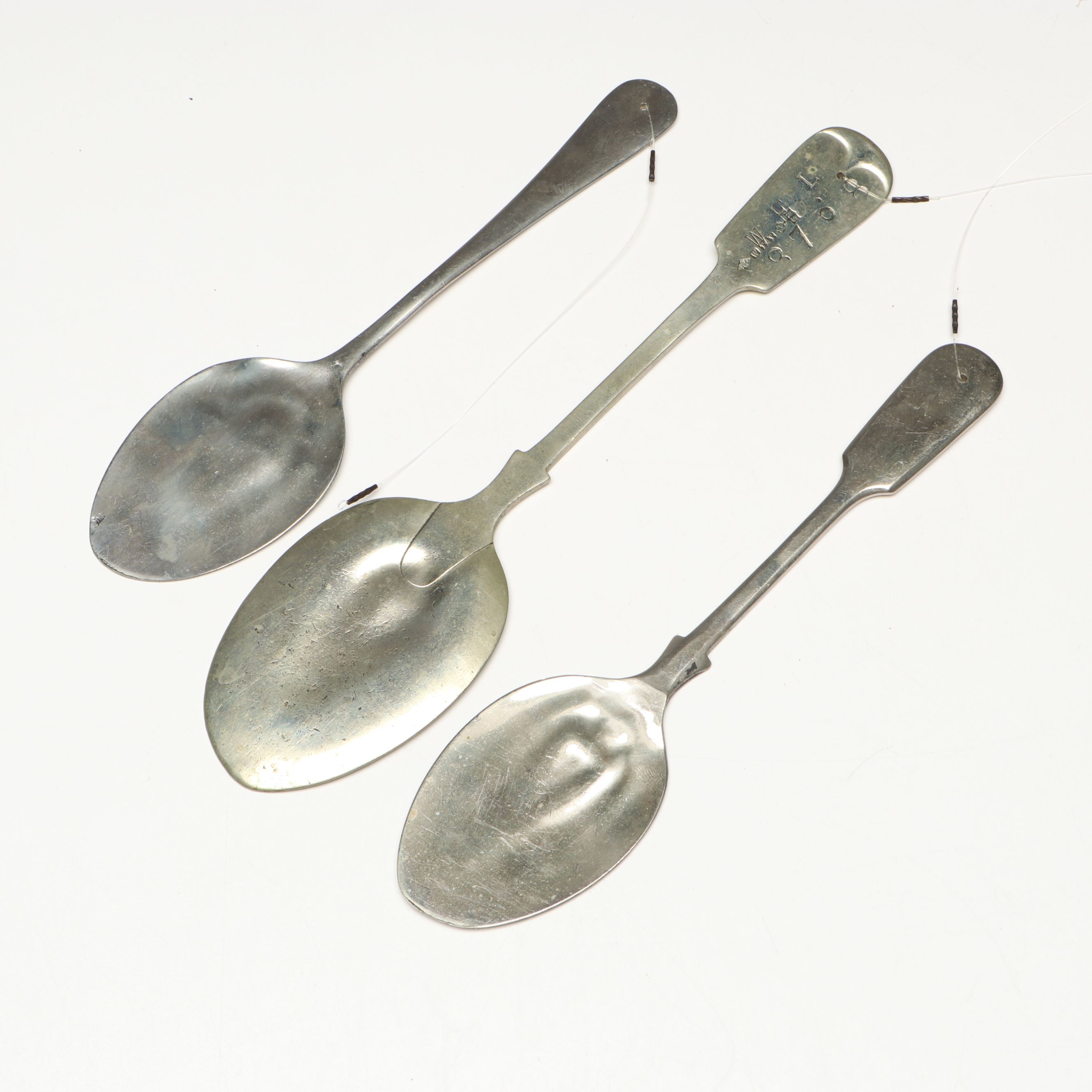 Reverse Painted Stained Glass Hanging with Hammered Utensils, More Décor