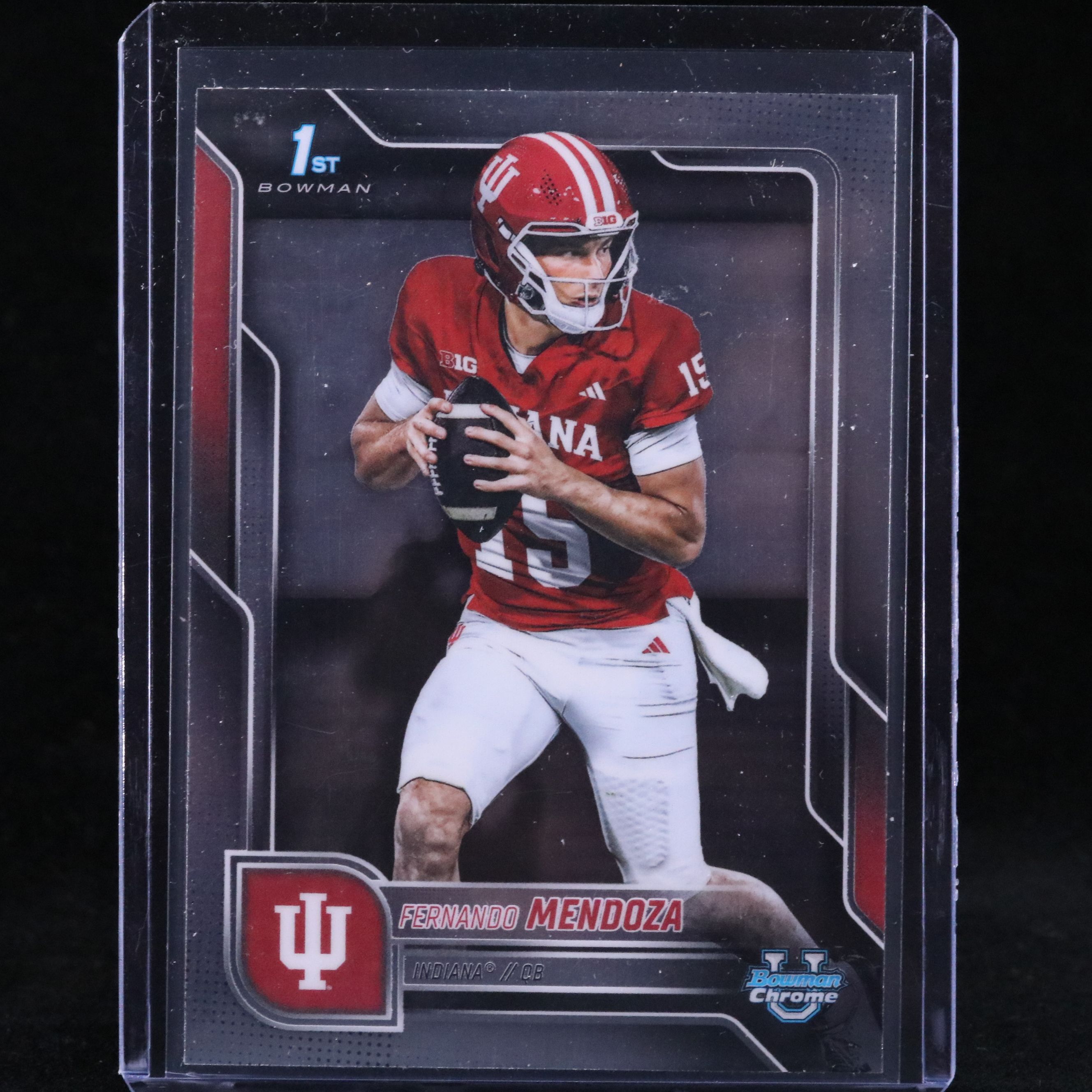 2025 Bowman Chrome Fernando Mendoza Bowman 1st Football Card