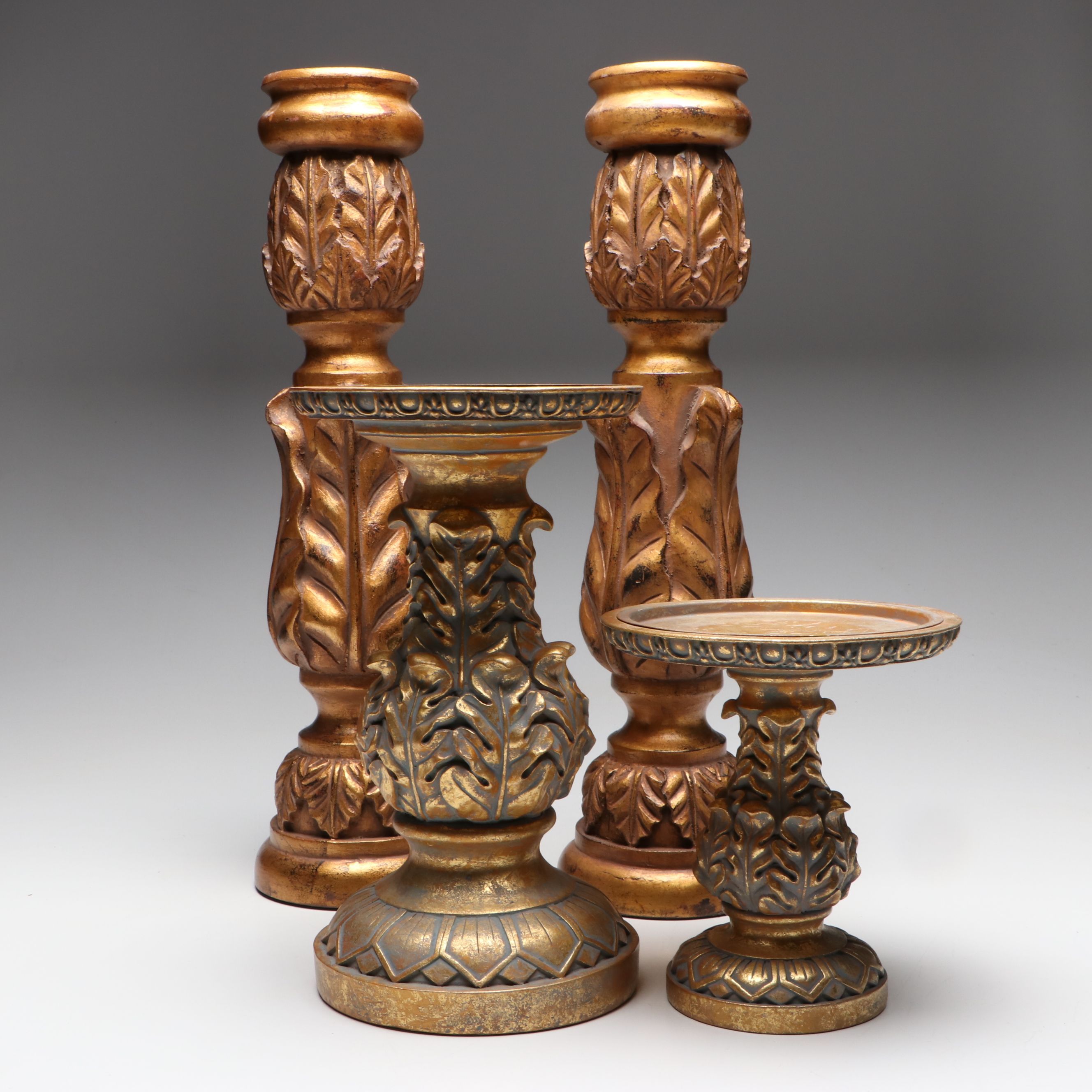 Baroque Style Mexican Pillar Candle Holders