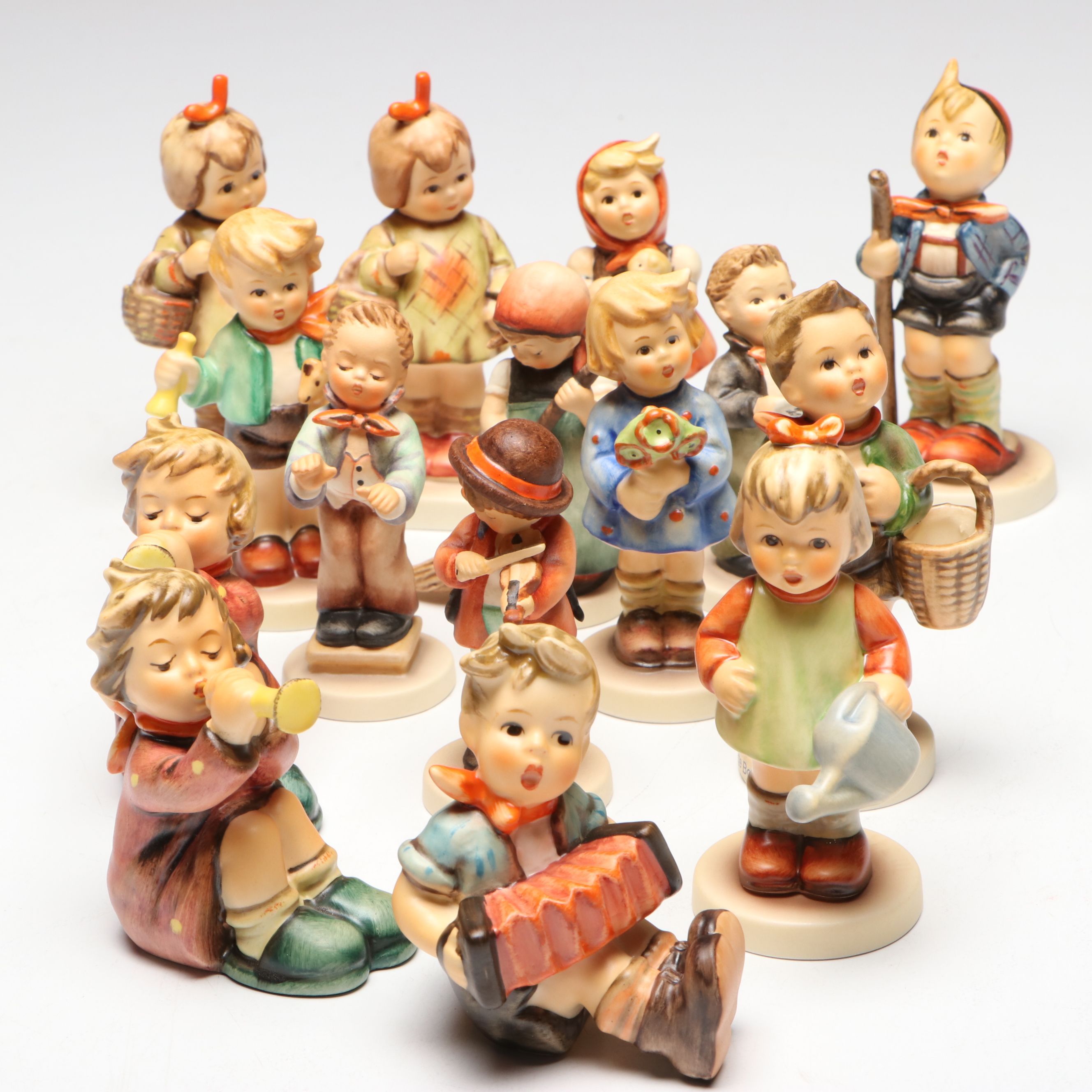Goebel "Little Hiker" and More Hummel Porcelain Figurines