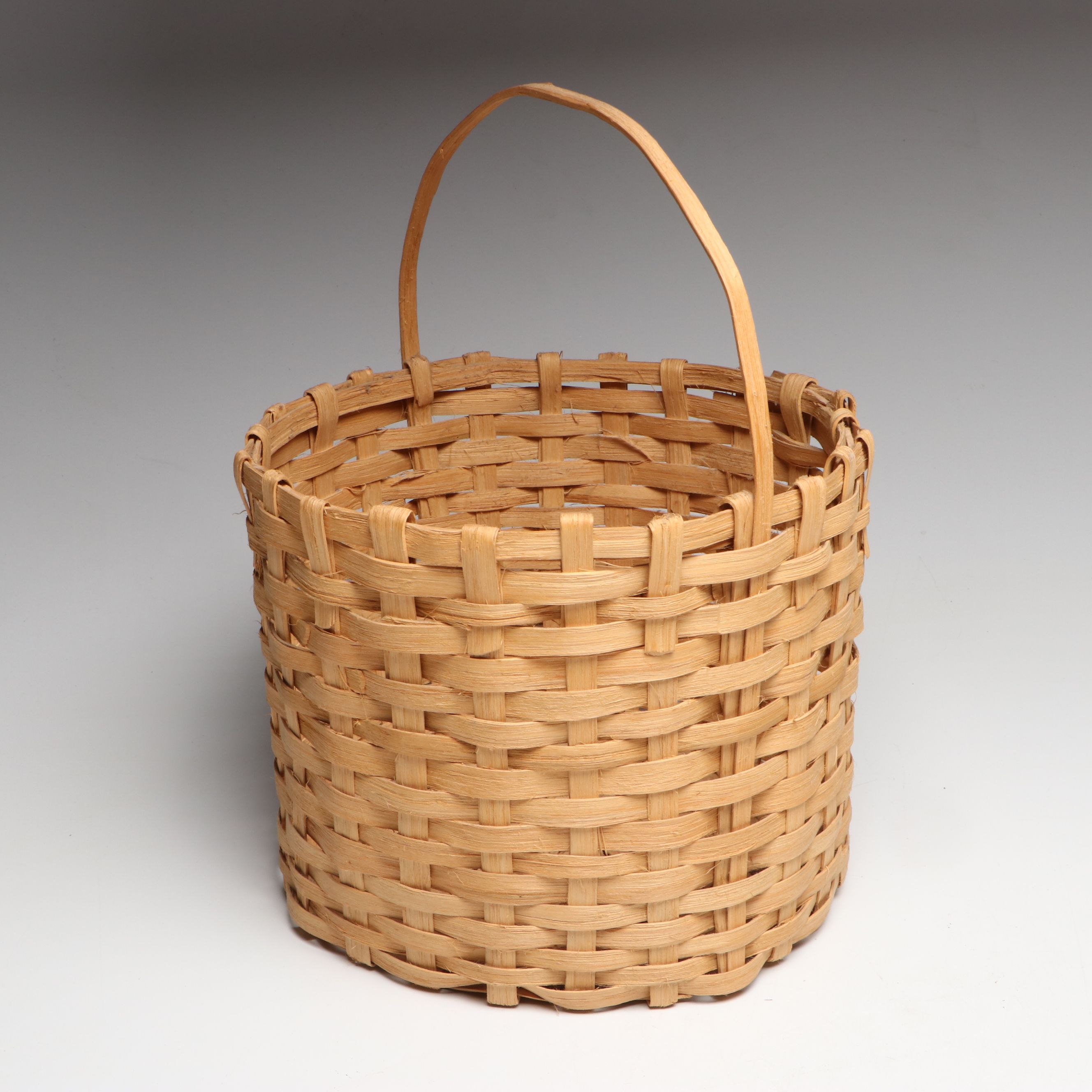 South African Telephone Wire Basket with Other North American Fiber Baskets