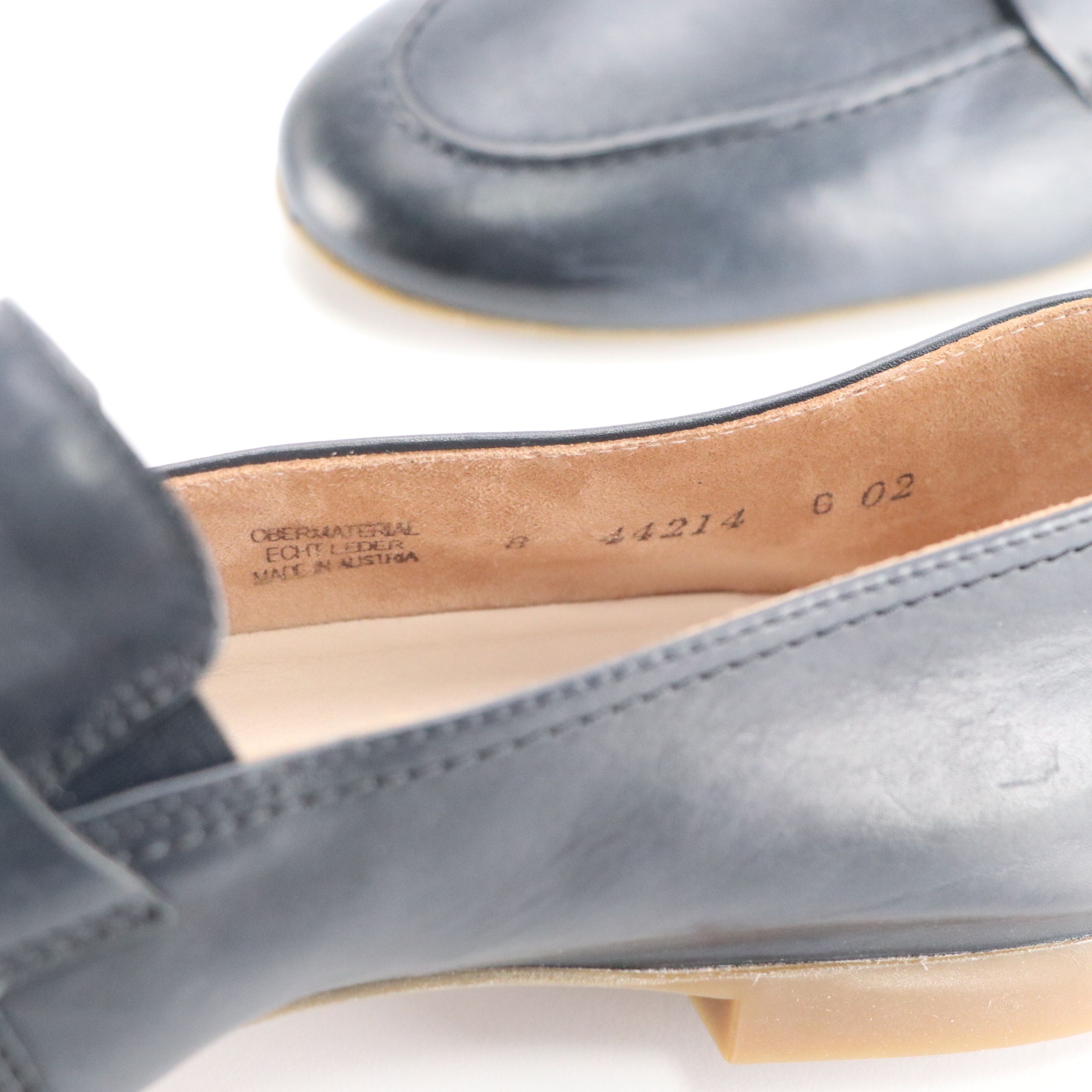 Tod's and Paul Green Navy Blue and Caramel Leather Penny Loafers, More