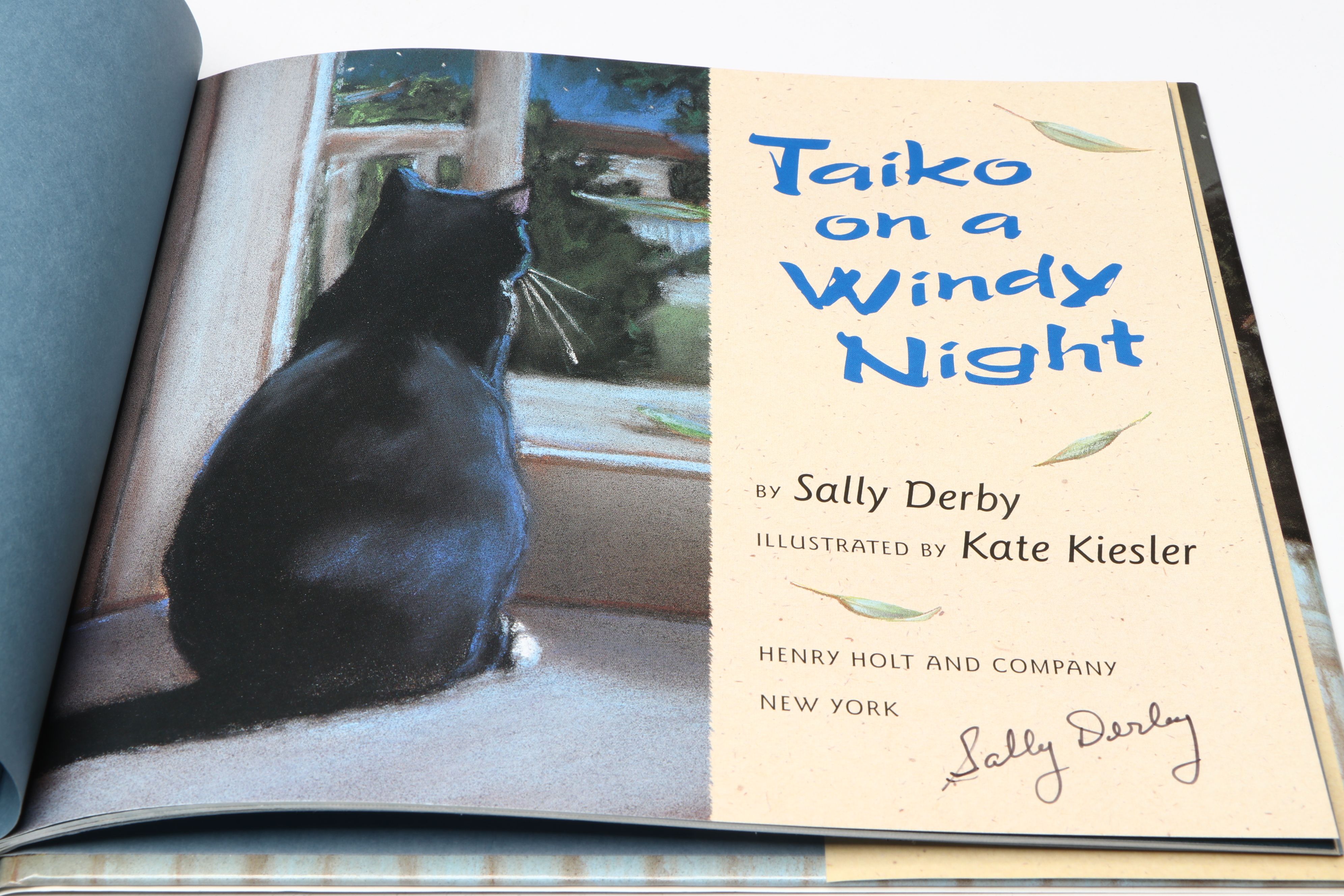 Sally Derby Signed "Taiko on a Windy Night" with More Children's Picture Books