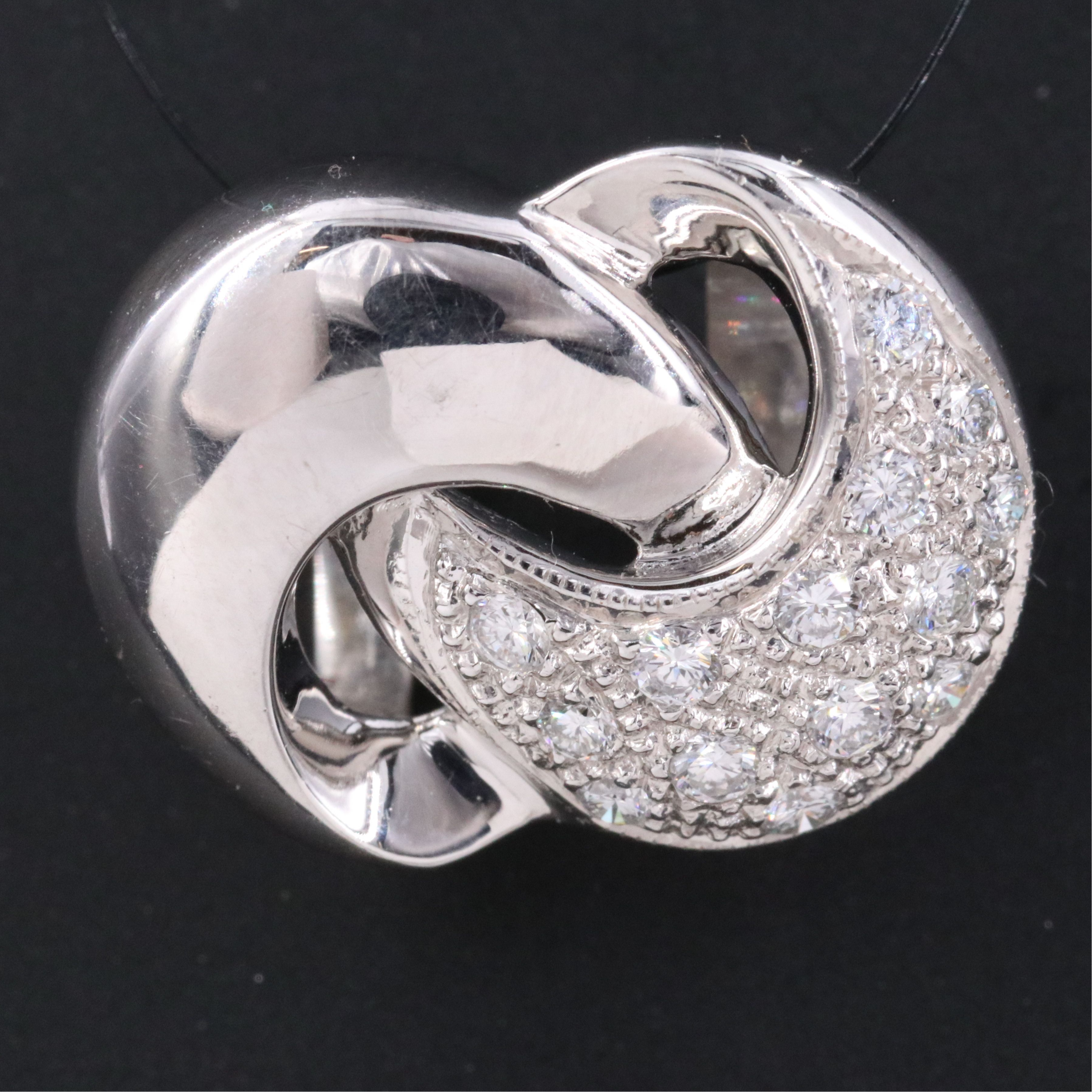 18K 0.35 CTW Diamond Pendant Slide