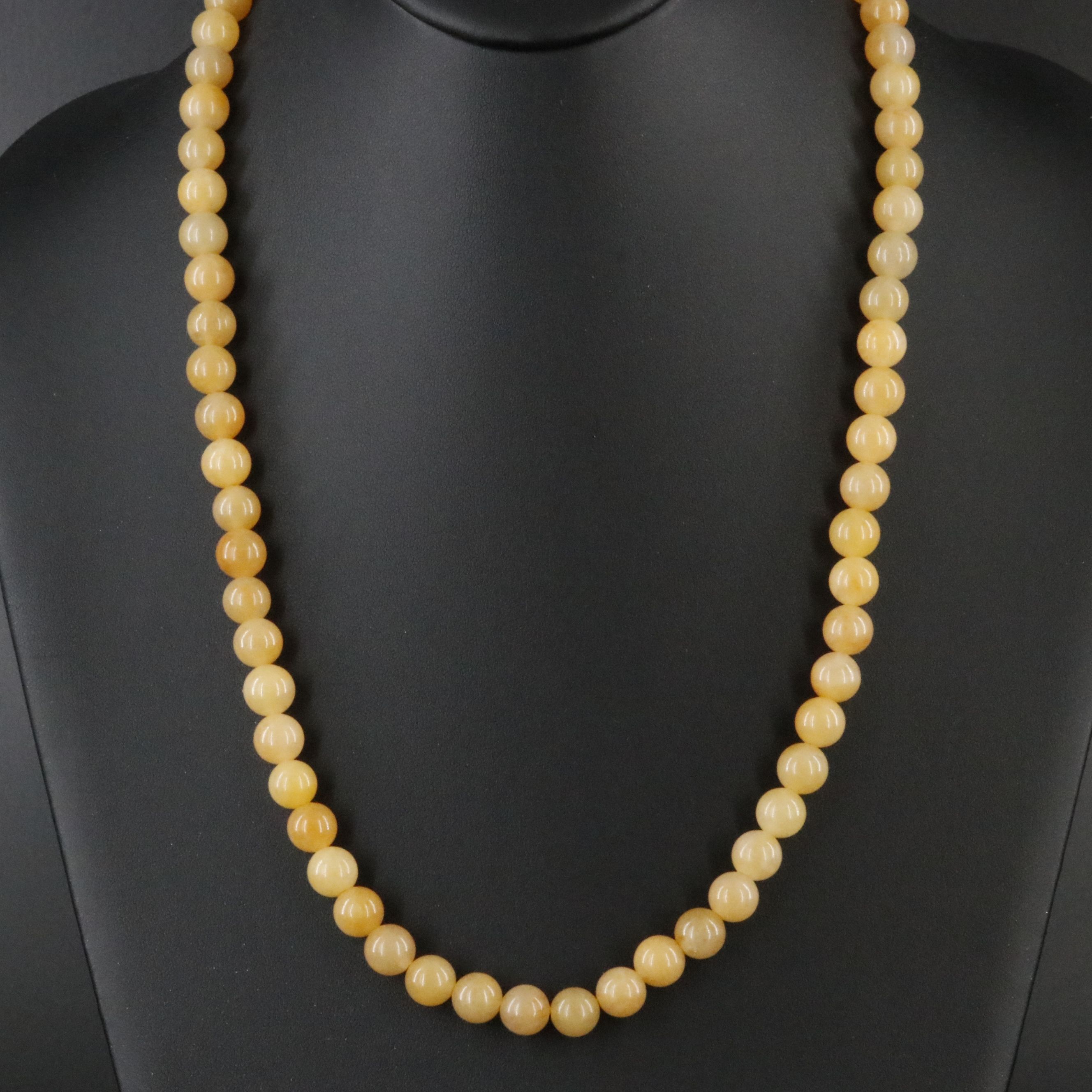 Quartzite Bead Necklace